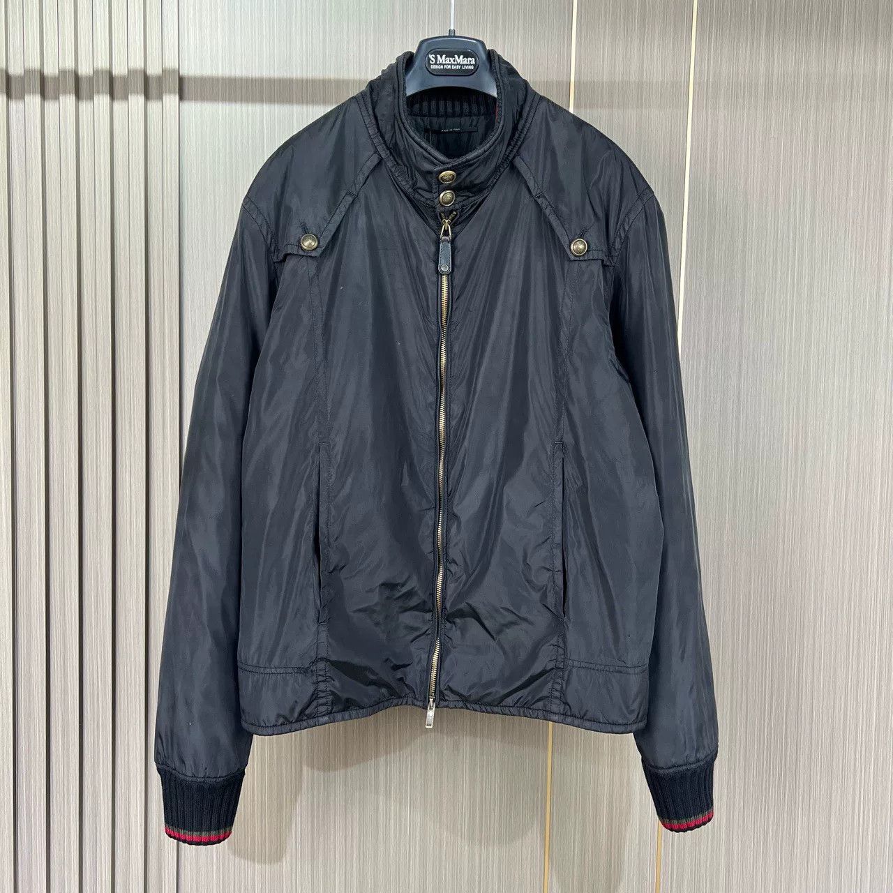 Gucci Gucci Padded Red Green Web Jacket Size US M / EU 48-50 / 2 - 1 Thumbnail