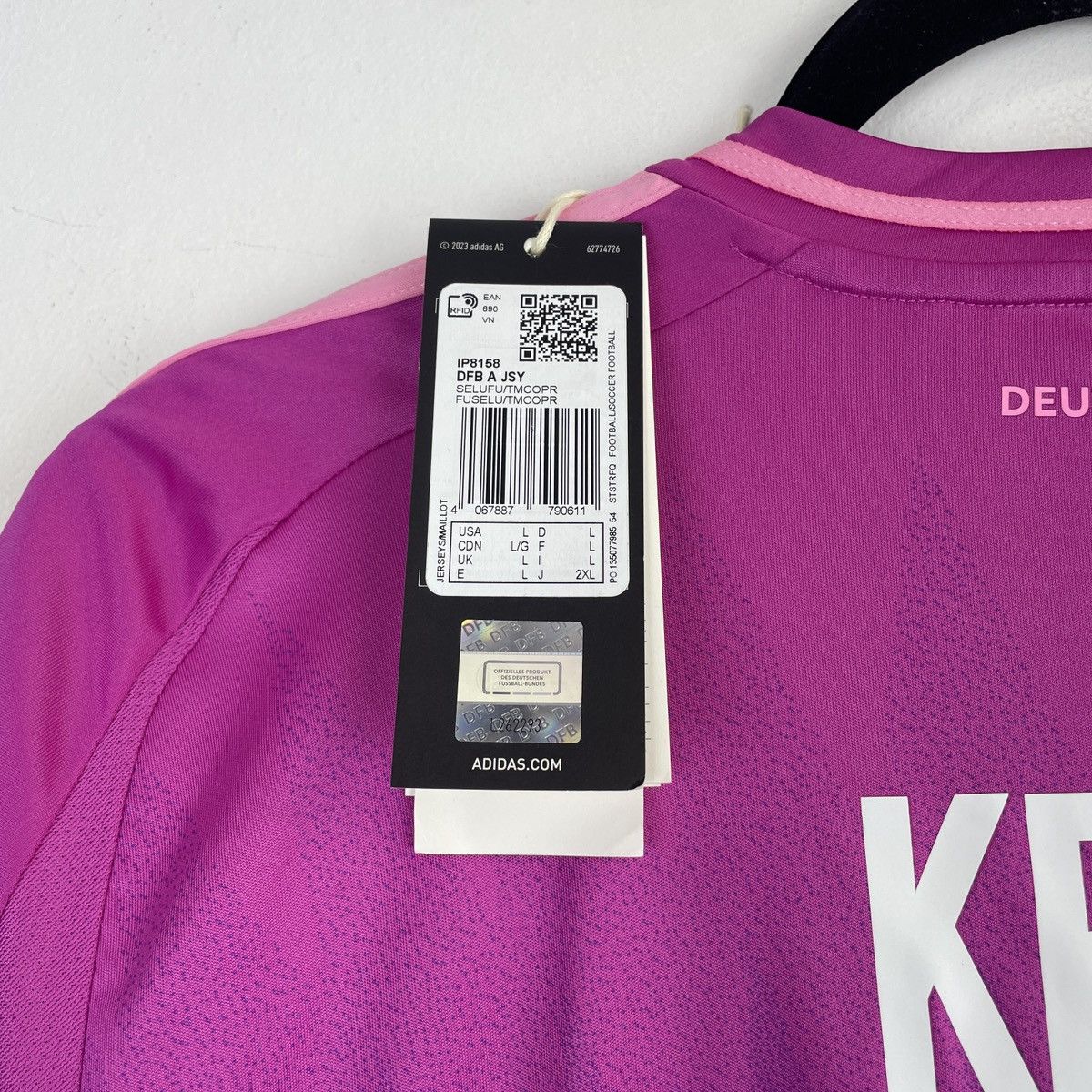 Adidas Germany Toni Kroos Adidas Genuine Jersey 2024/2025 size L Size US L / EU 52-54 / 3 - 9 Thumbnail