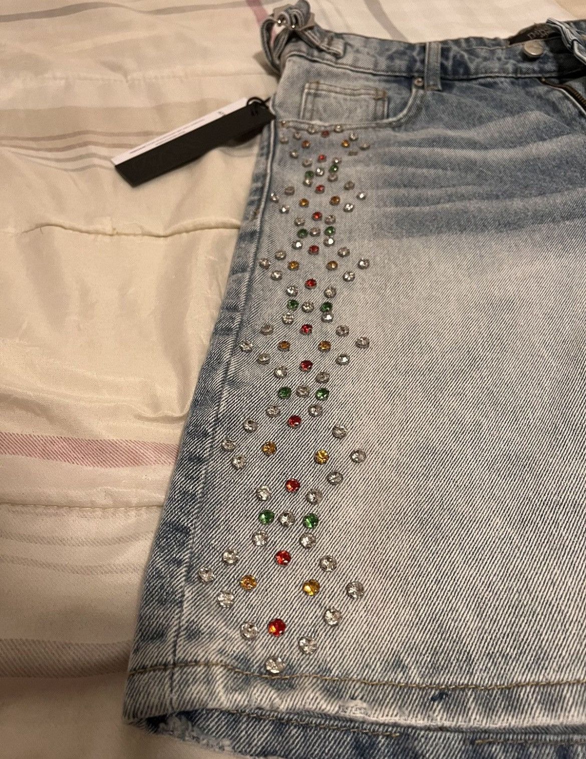 HMDD HMDD H-STAR CRYSTAL JORTS Size Large Size US 36 / EU 52 - 4 Thumbnail
