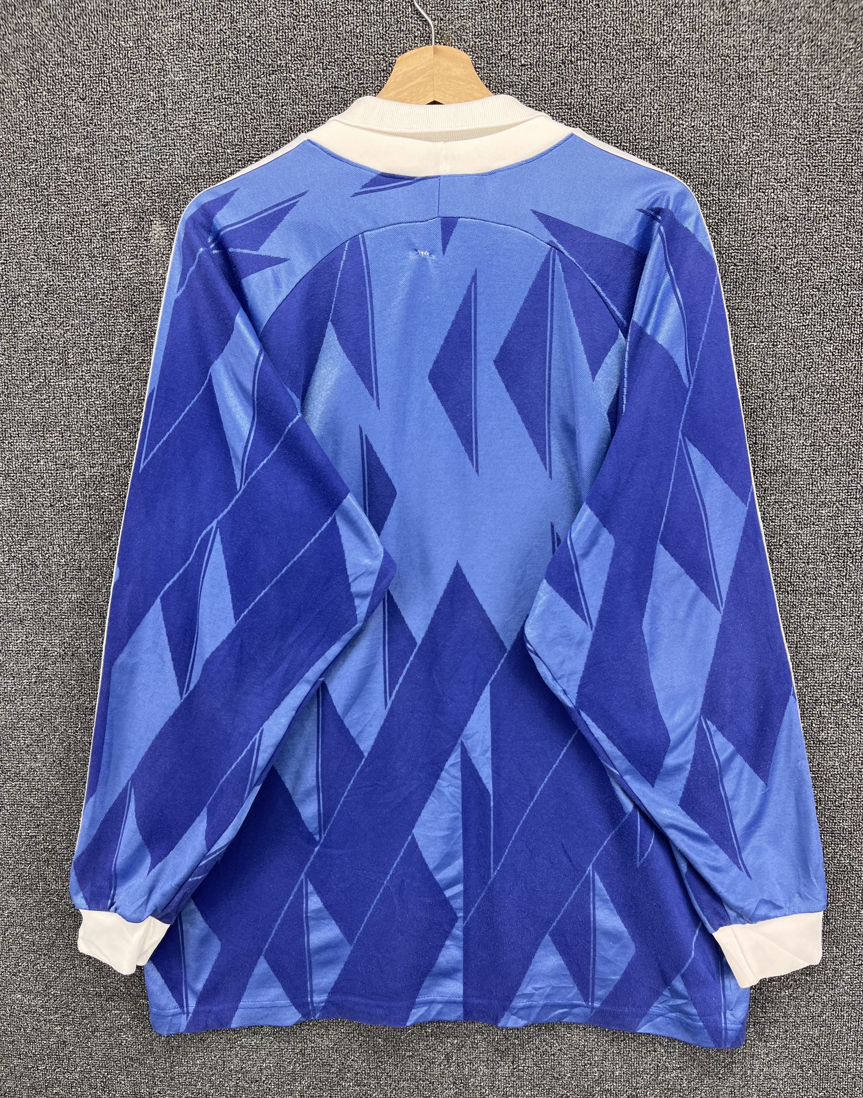 Adidas Vintage Adidas France Nationally Style Long Sleeve Jersey Size US XL / EU 56 / 4 - 8 Thumbnail