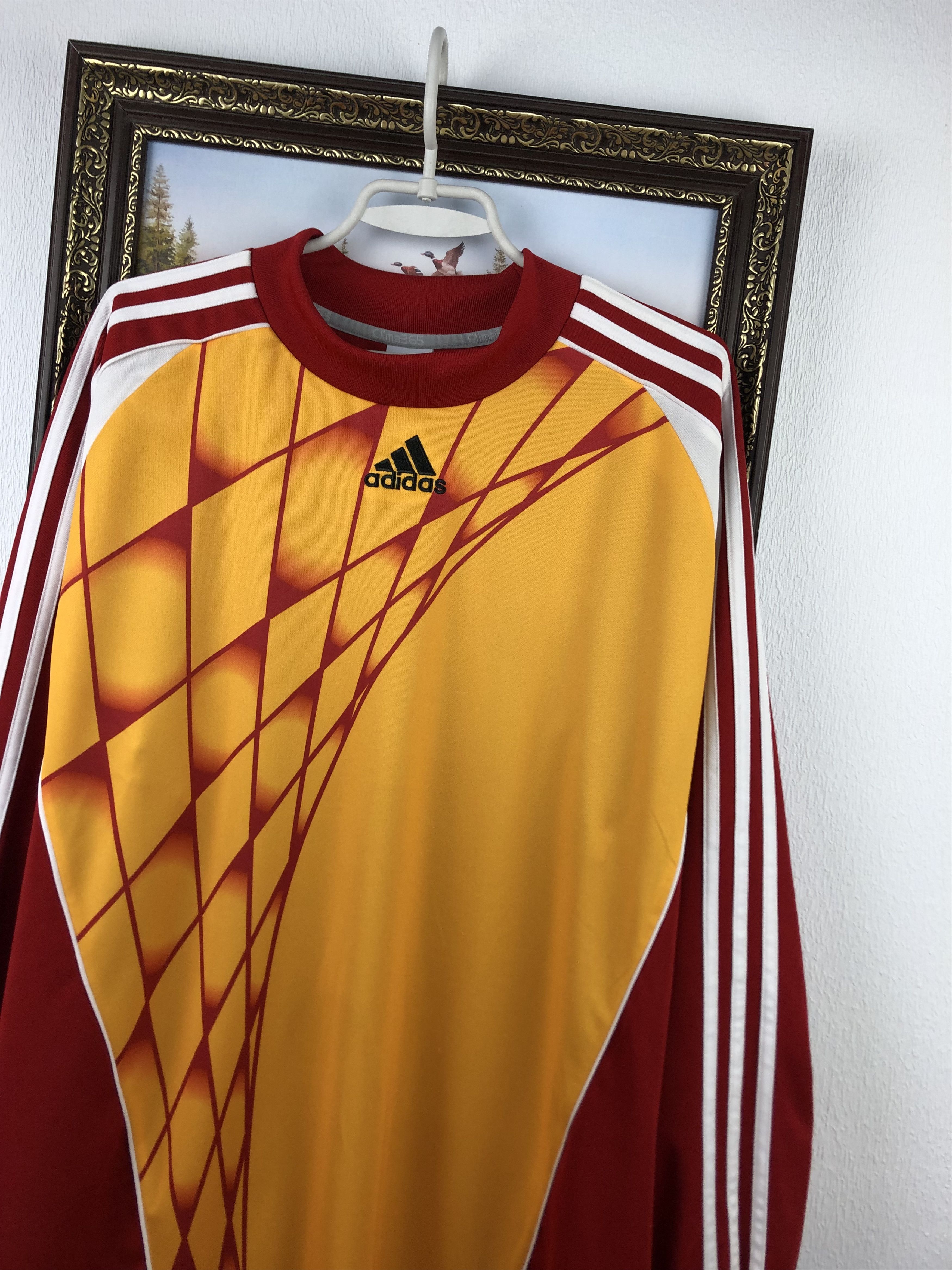 Adidas Vintage Football Goalkeeper Template Shirt Jersey Rare Size US XL / EU 56 / 4 - 4 Thumbnail