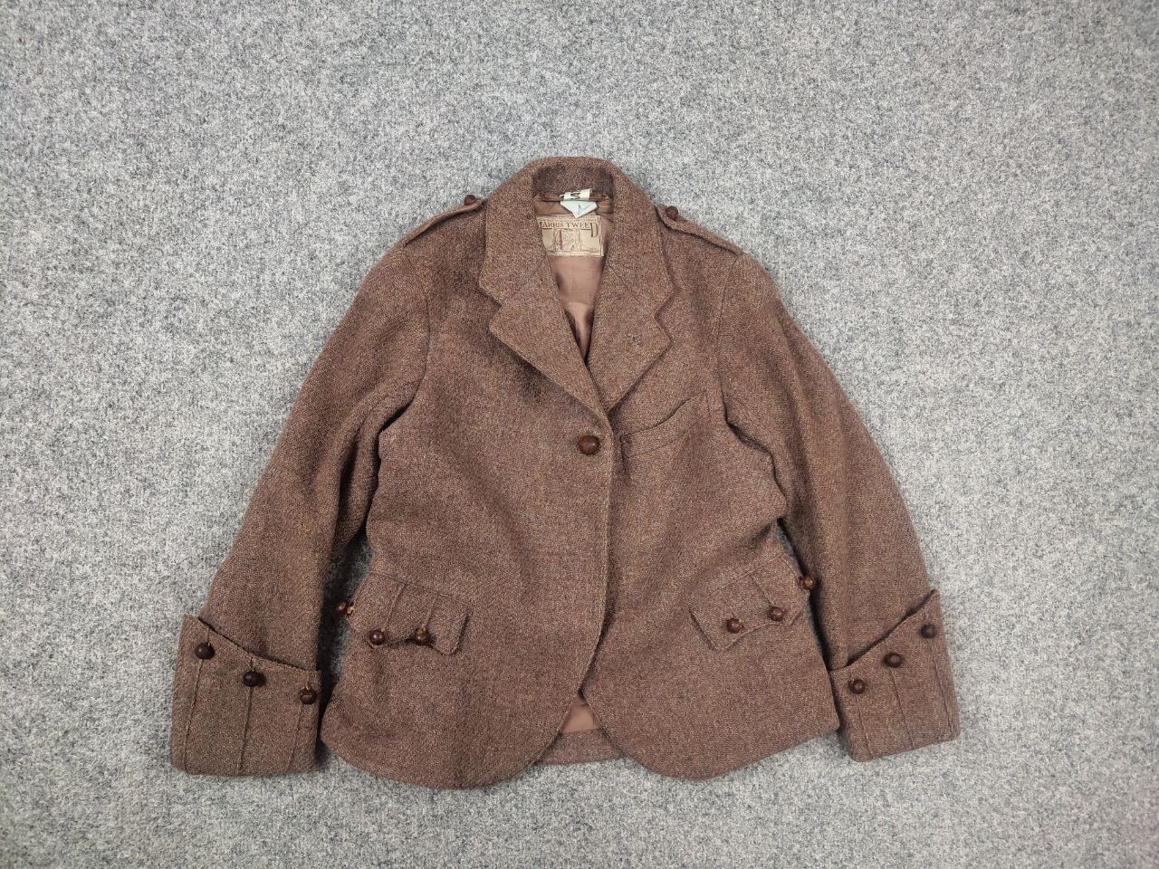 Harris Tweed Harris Tweed Scotland Vintage 50's Wool Blazer Jacket Size S / US 4 / IT 40 - 2 Thumbnail