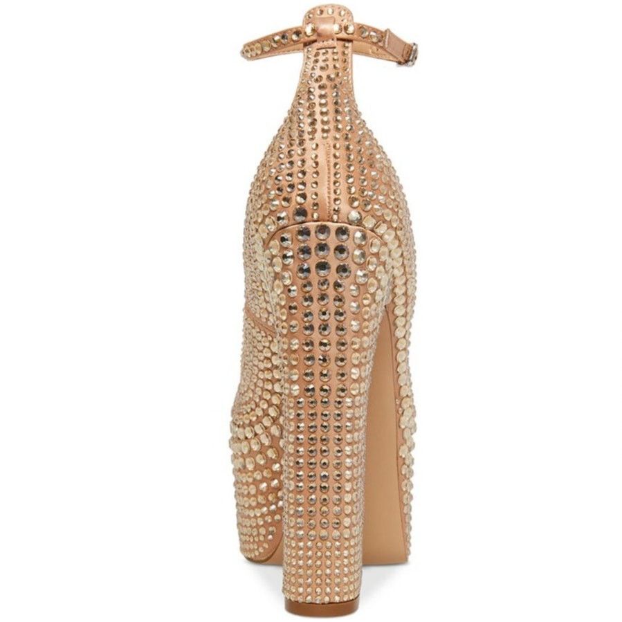 Steve Madden STEVE MADDEN Skyrise Rhinestone Platform Pumps -Sz 9.5 NEW Size US 9.5 / IT 39.5 - 3 Thumbnail