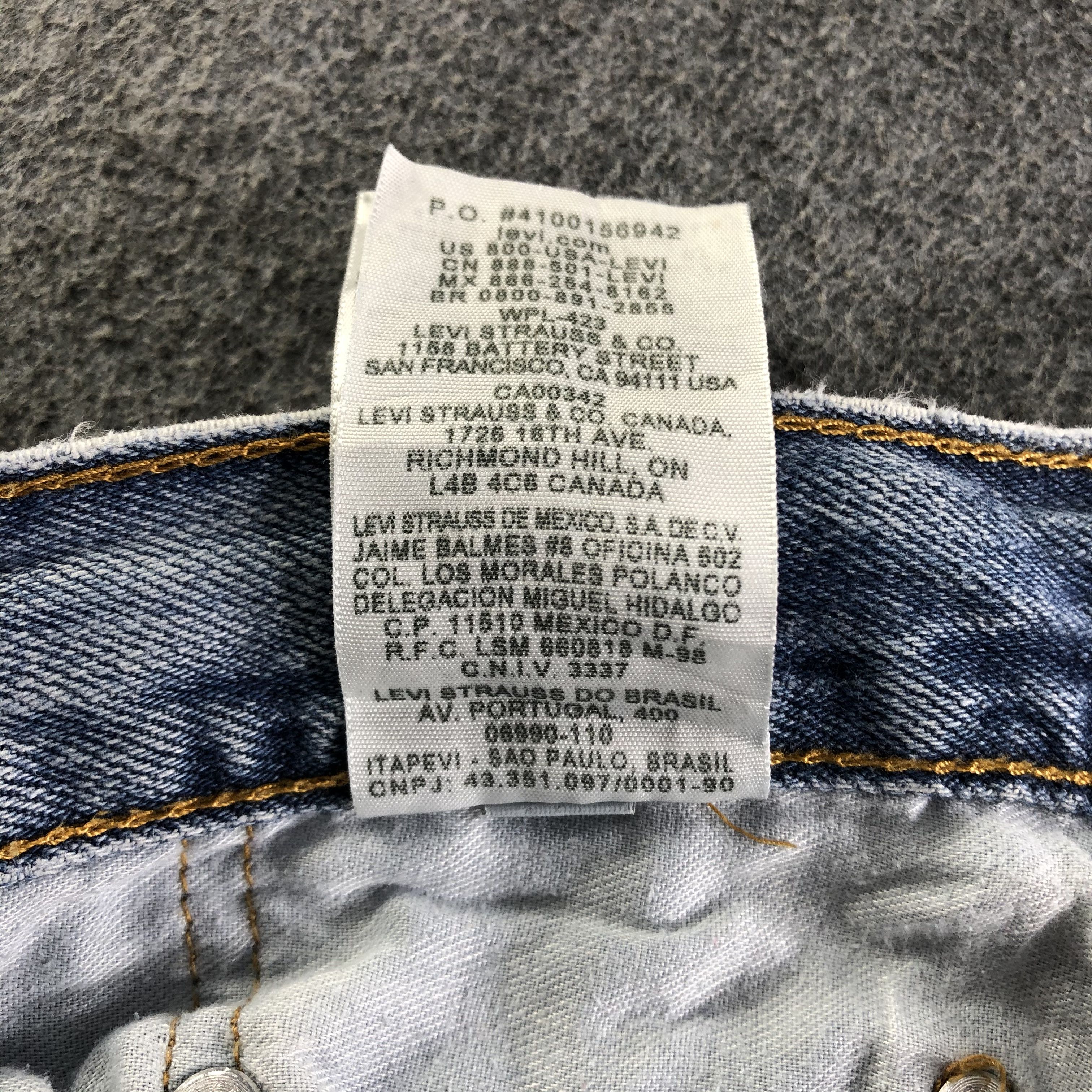Levi's Vintage Blue Wash Levis 550 Jeans-J4420 Size US 37 - 13 Thumbnail