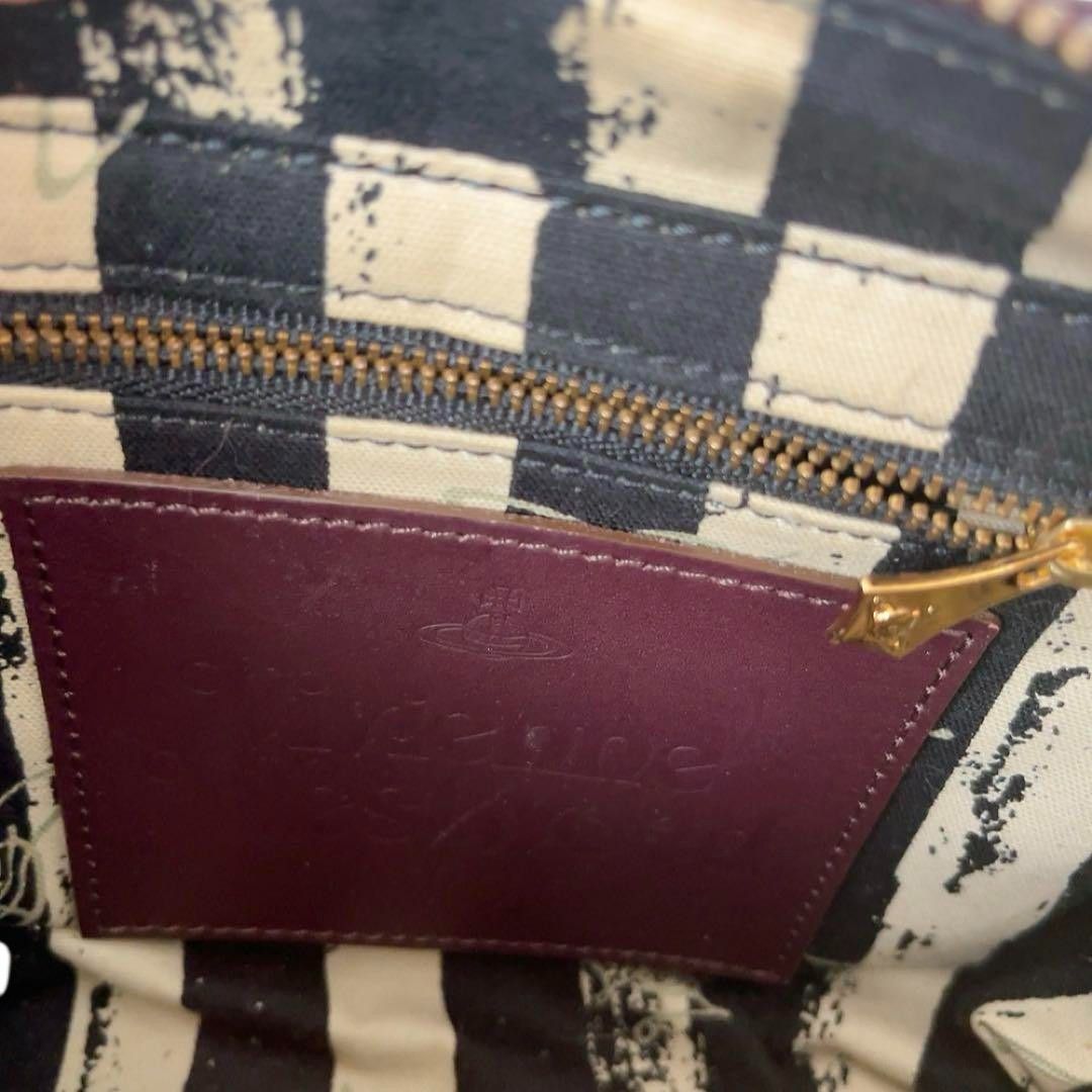 Vivienne Westwood Vivienne Westwood - Mini Bordeaux Gold Orb Shoulder Bag Size ONE SIZE - 10 Thumbnail