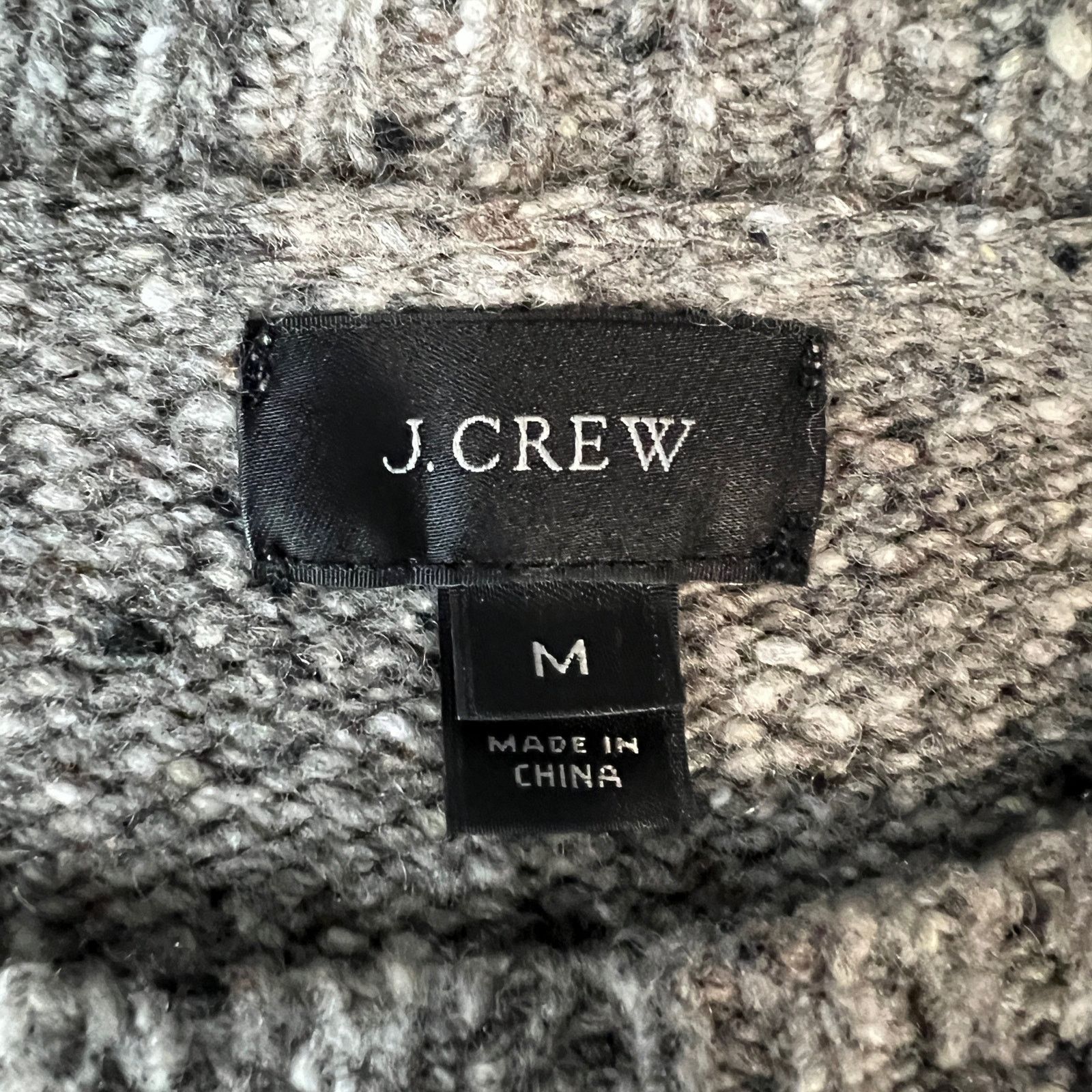 J.Crew J. Crew Dongal Tweed Knit Wool Crewneck Pullover Sweater Size US M / EU 48-50 / 2 - 3 Thumbnail