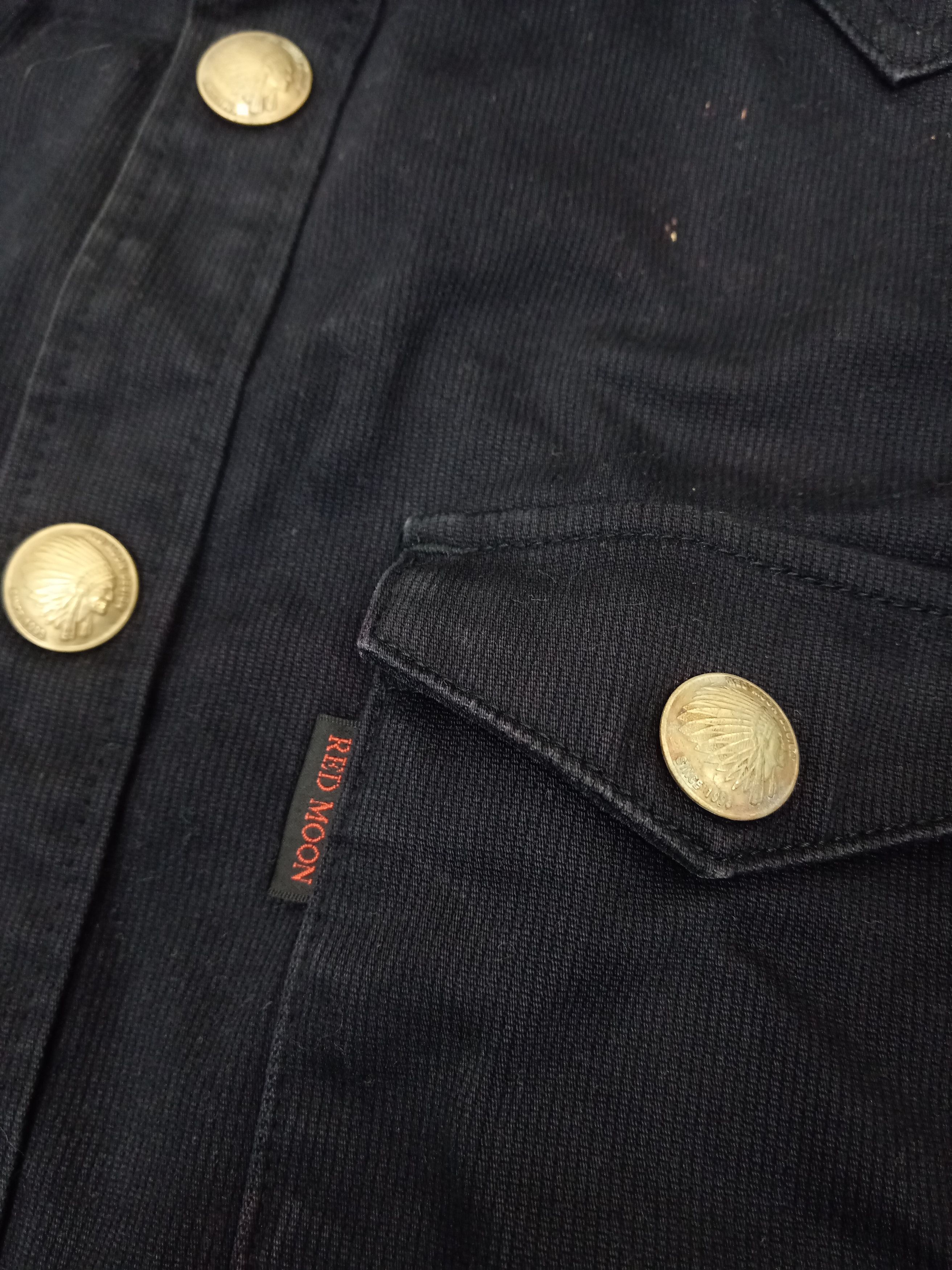Redmoon Vintage Redmoon Codroy Denim Navy Blue Motorcycle Jacket Size US M / EU 48-50 / 2 - 5 Thumbnail