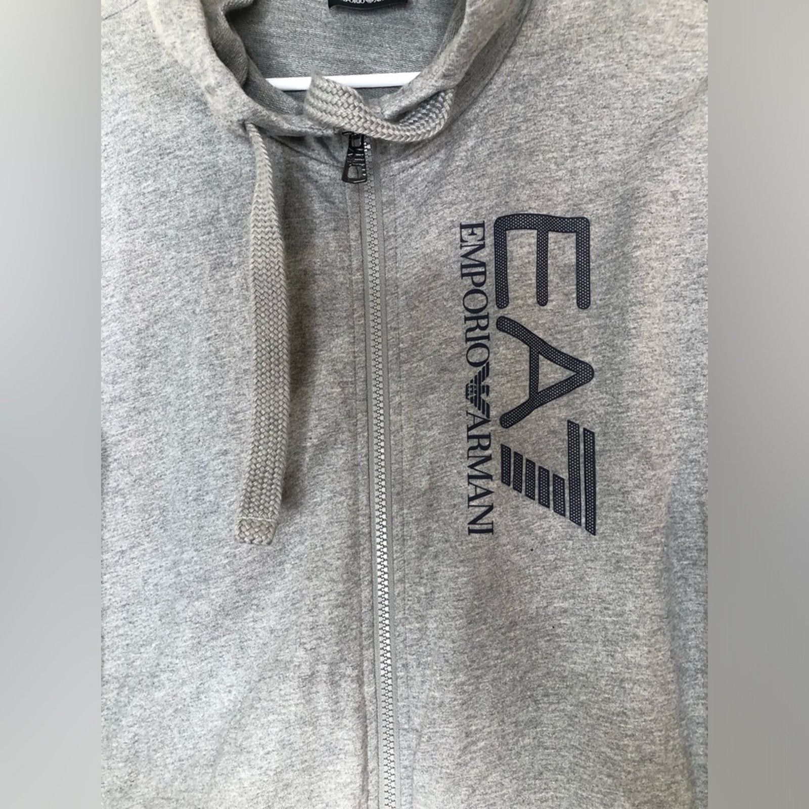 Emporio Armani Emporio Armani— Gray—Lightweight Hooded Jacket— Size XXL Size US XXL / EU 58 / 5 - 3 Thumbnail