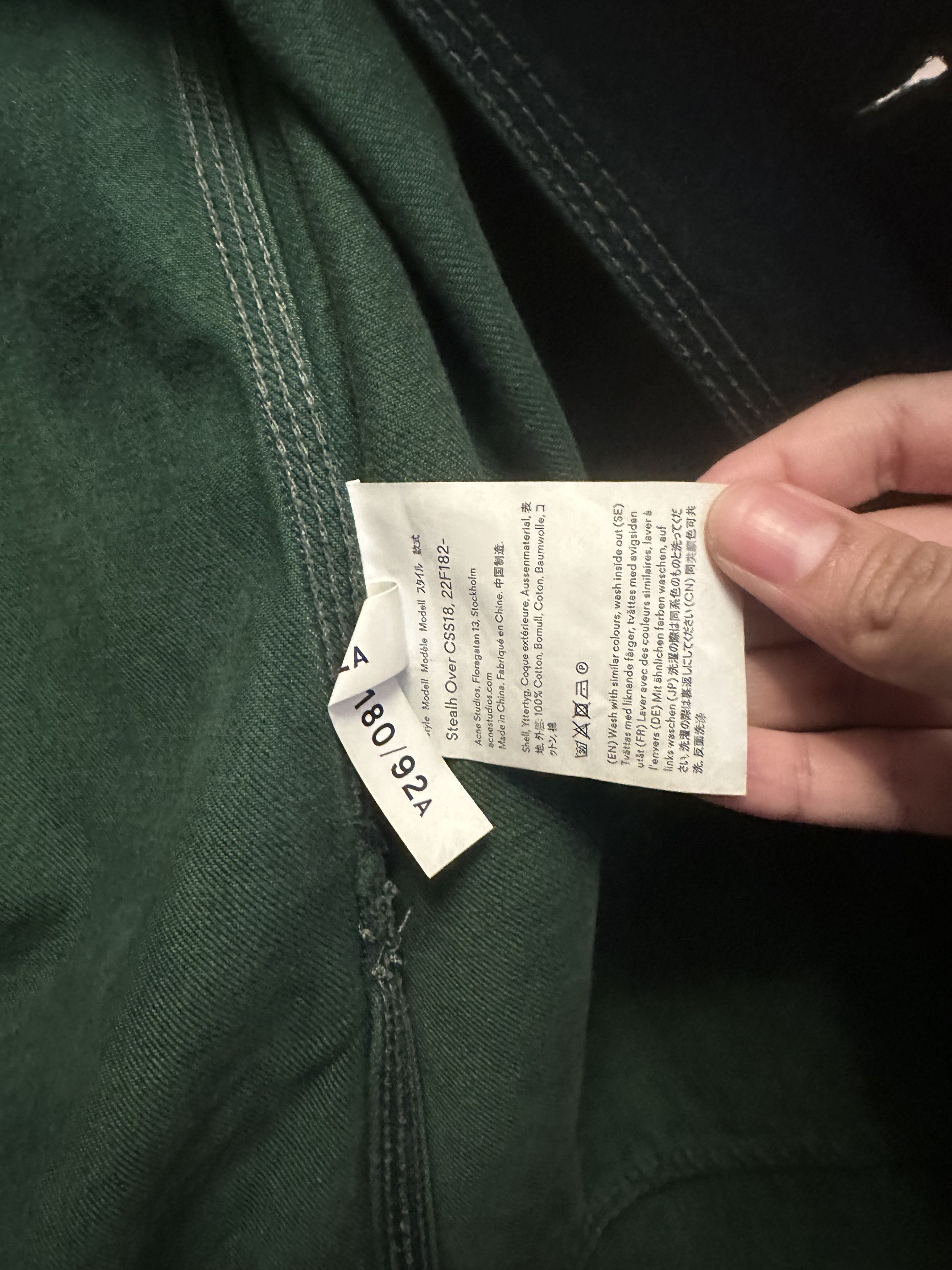 Acne Studios Acne Studios Stealth Coat Size US S / EU 44-46 / 1 - 2 Thumbnail