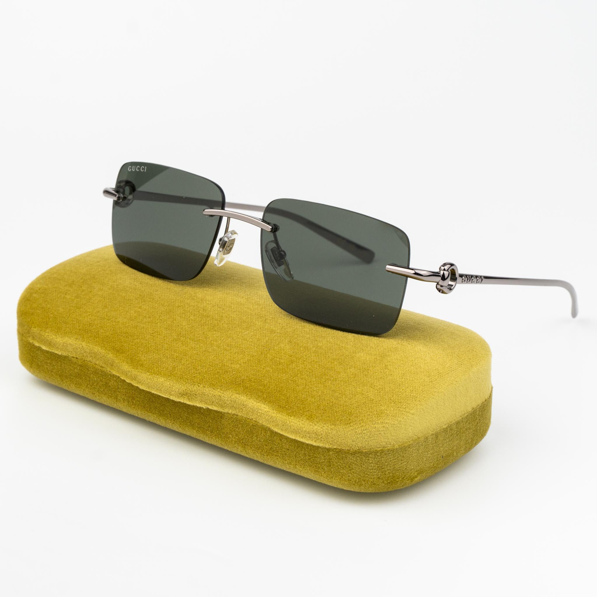 Gucci Gucci Men Sunglasses Rectangle GG1703S 001 BRAND NEW Size ONE SIZE - 1 Thumbnail