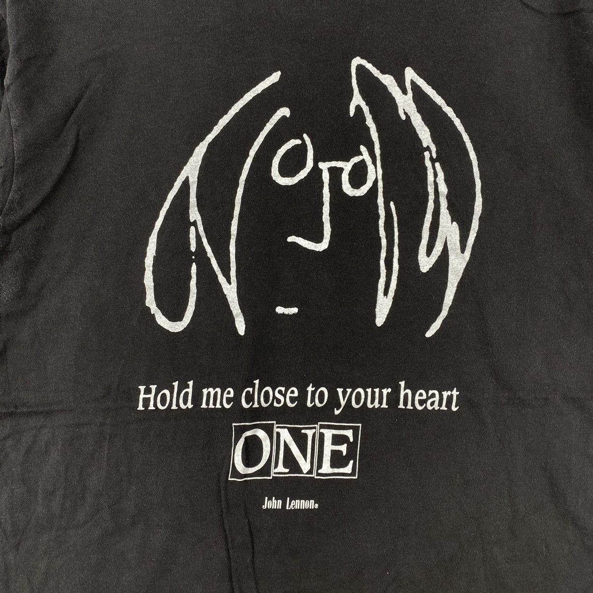 Vintage Vintage 90s Vintage JOHN LENNON The Beatles Rock Star Black Size US M / EU 48-50 / 2 - 3 Thumbnail