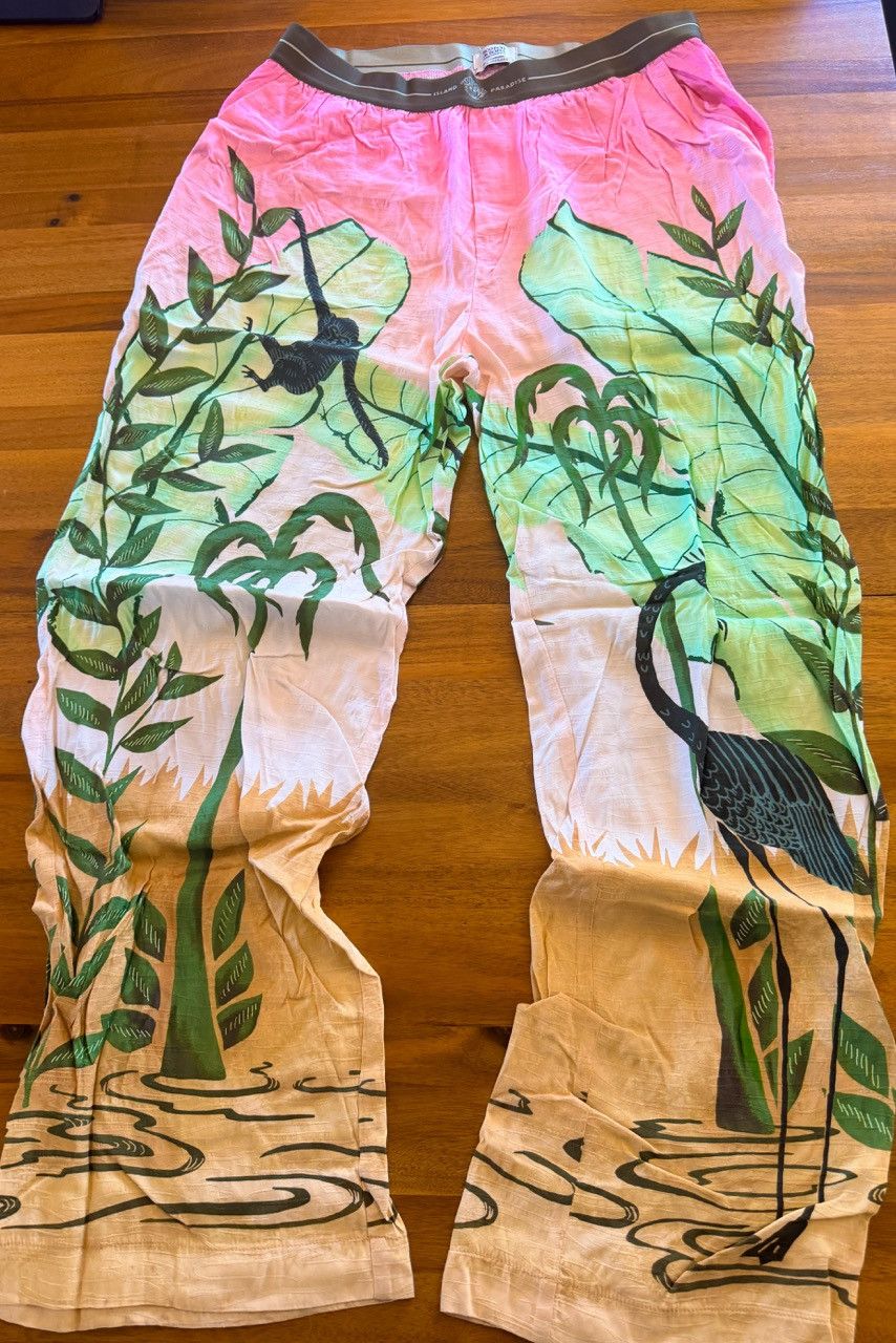 Scotch & Soda Scotch & Soda Sun Seekers Tropical Print Wide-Leg Pants — XL Size US 42 / EU 58 - 1 Thumbnail
