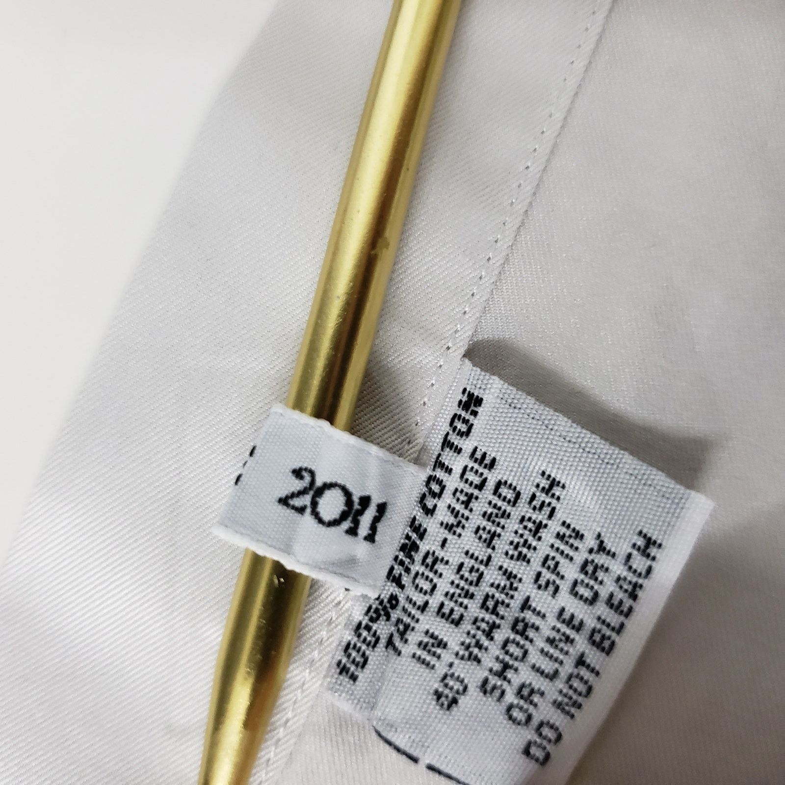 Vintage Frank Rostron England Shirt Contrast Collar Two-button Cuff Size US XL / EU 56 / 4 - 13 Thumbnail