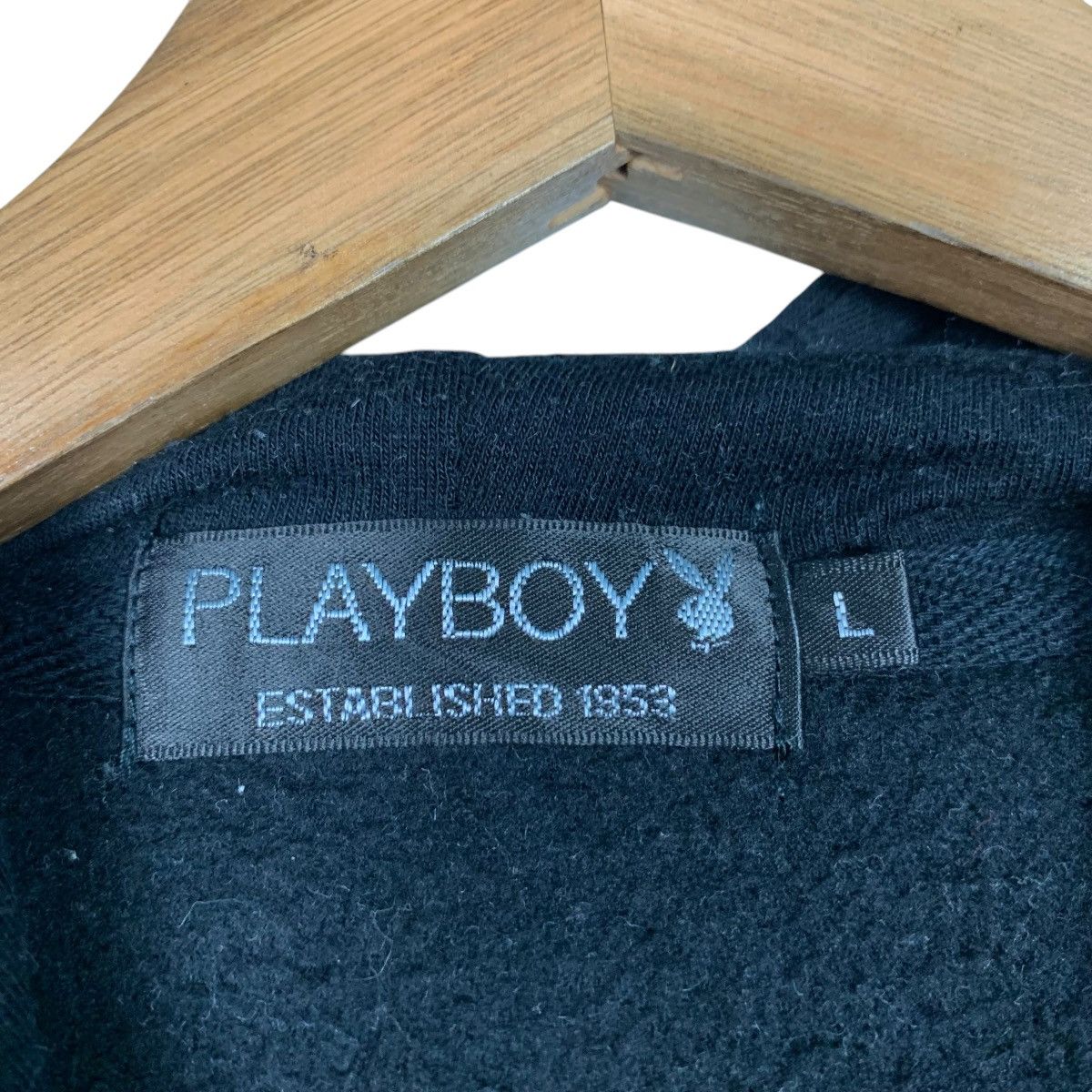 Playboy PLAYBOY Bunny Big Logo Pullover Hoodies Sweatshirt #2057-C89 Size US L / EU 52-54 / 3 - 13 Thumbnail