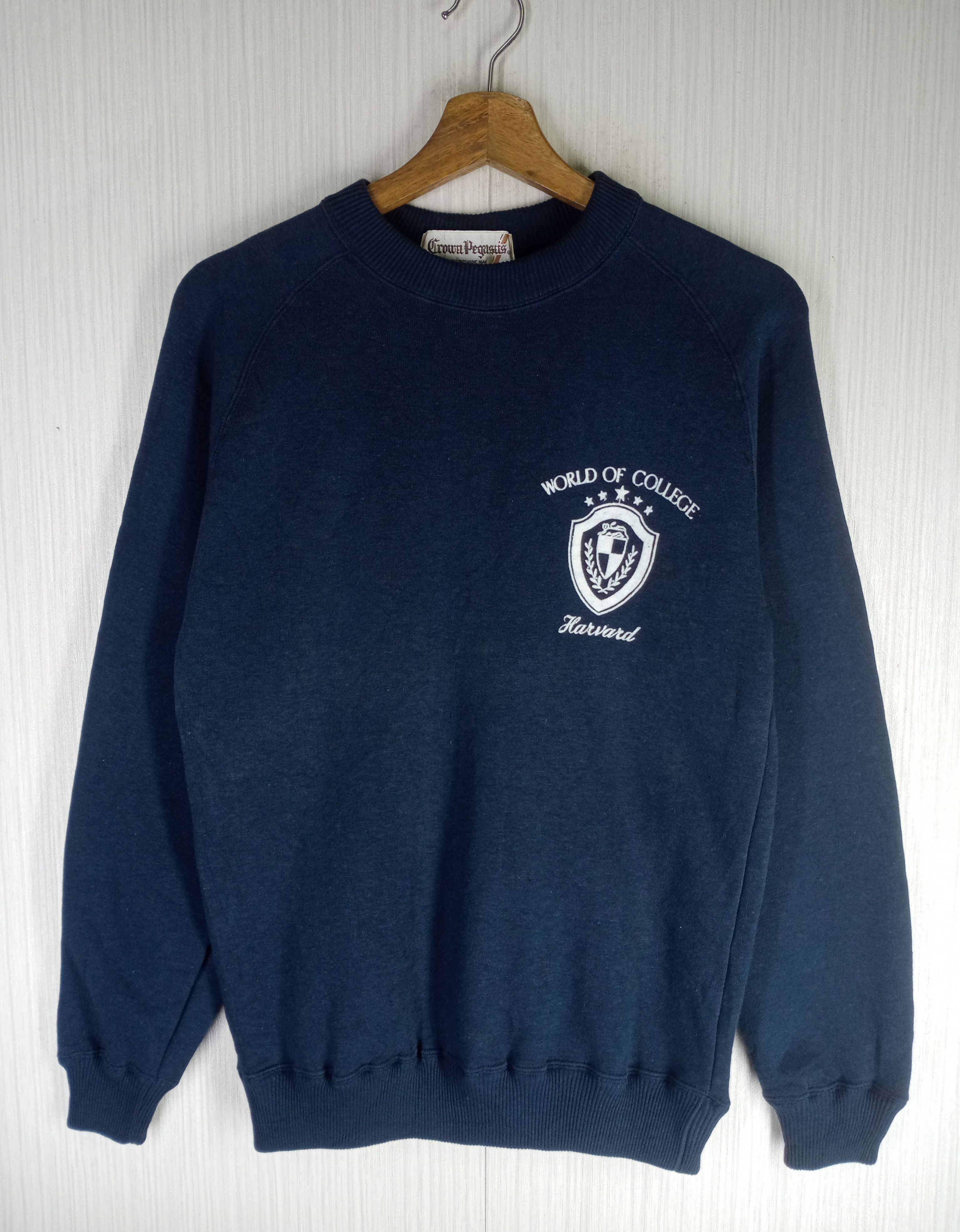 Other Rare Vintage 90s World Of College Harvard Sweatshirt Size US M / EU 48-50 / 2 - 2 Thumbnail