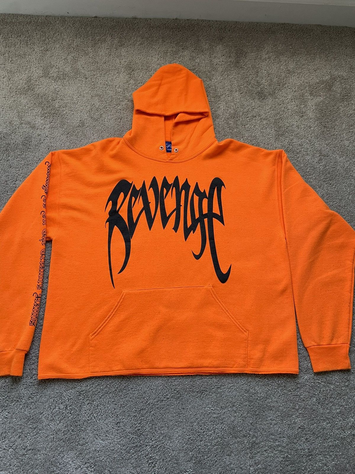 Revenge Archive Orange Hoodie Size US XL / EU 56 / 4 - 1 Thumbnail