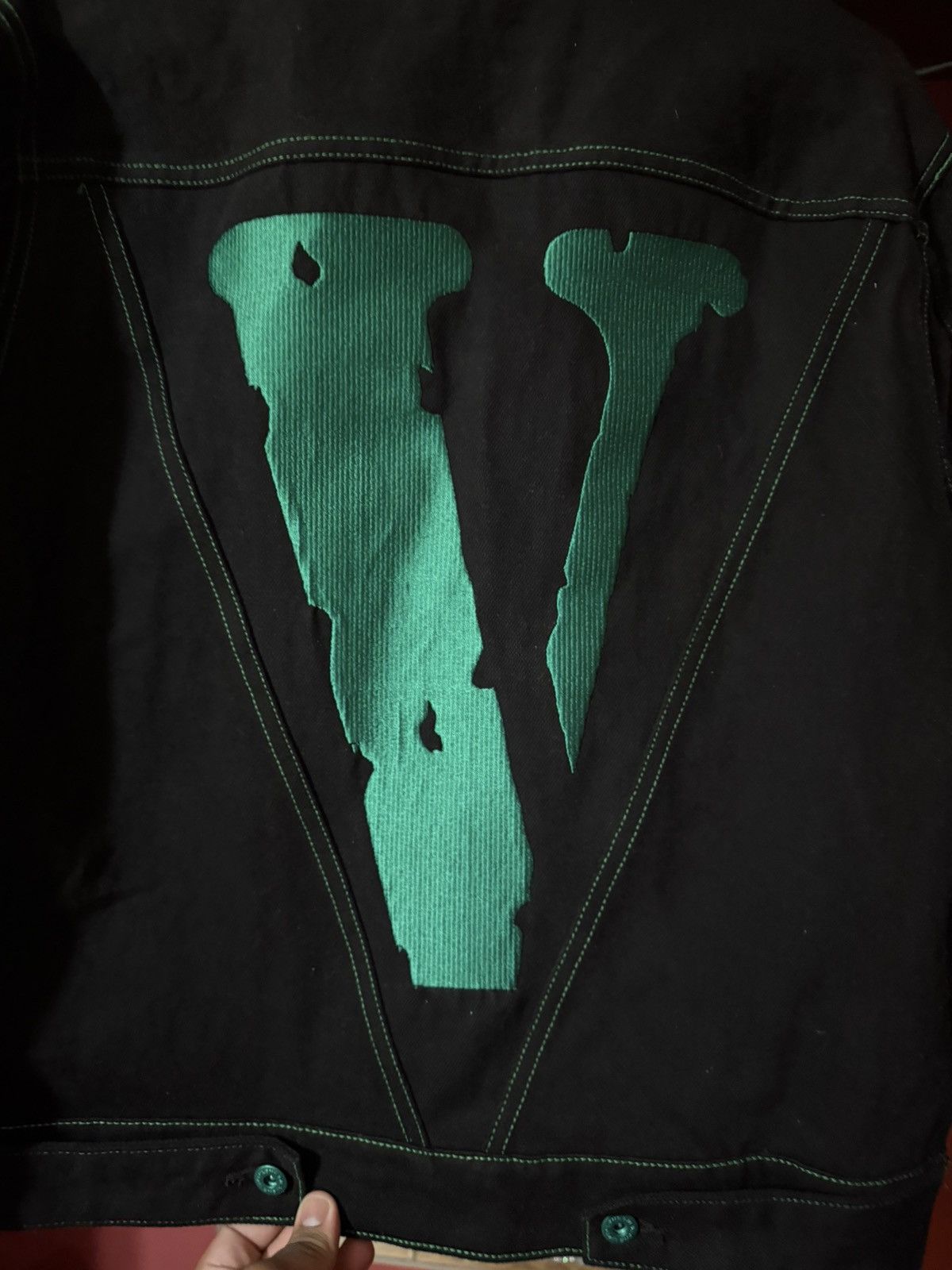 Vlone Vlone Friends Denim Jacket Size Medium Size US M / EU 48-50 / 2 - 6 Thumbnail