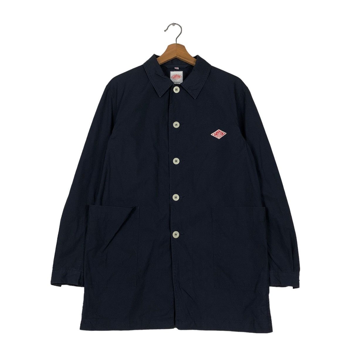 Danton × Japanese Brand × Vintage 📌VINTAGE CHORE WORK JACKET DANTON VETEMENTS DE TRAVAIL Size US S / EU 44-46 / 1 - 1 Thumbnail
