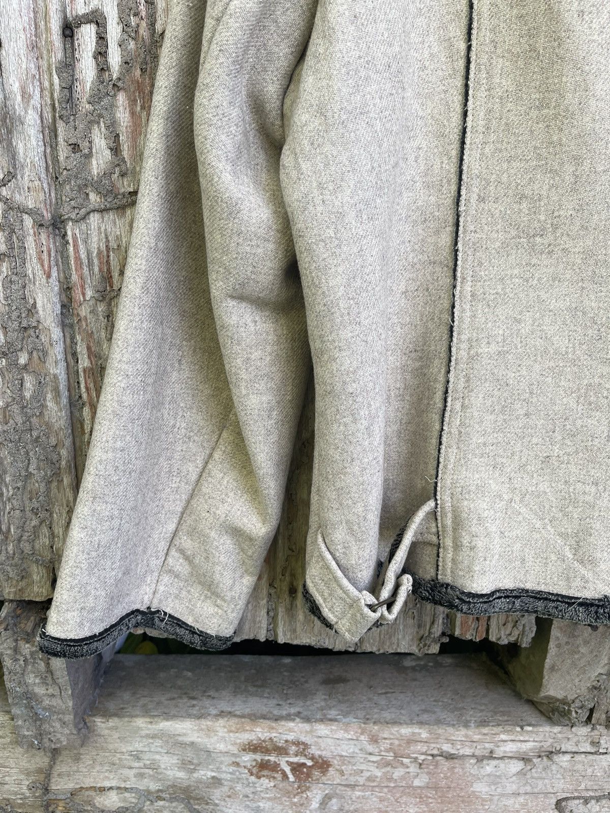 Designer AMISTA Panelled Wool-Blend Fleece Jacket Size M / US 6-8 / IT 42-44 - 13 Thumbnail