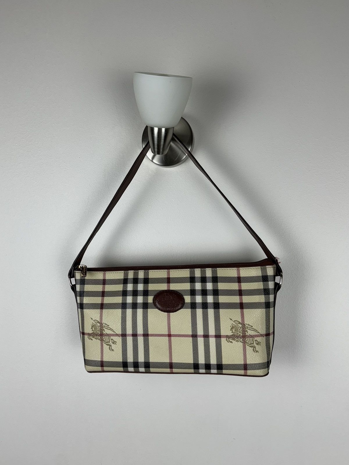 Burberry Vintage leather bag Burberry Nova Check original item Size ONE SIZE - 3 Thumbnail