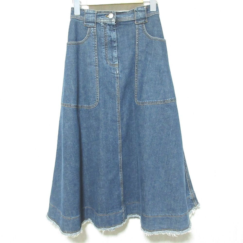 Other Other ALEXA CHUNG Denim Long Skirt Denim Skirts DUTY FREE for USA Size ONE SIZE - 1 Thumbnail