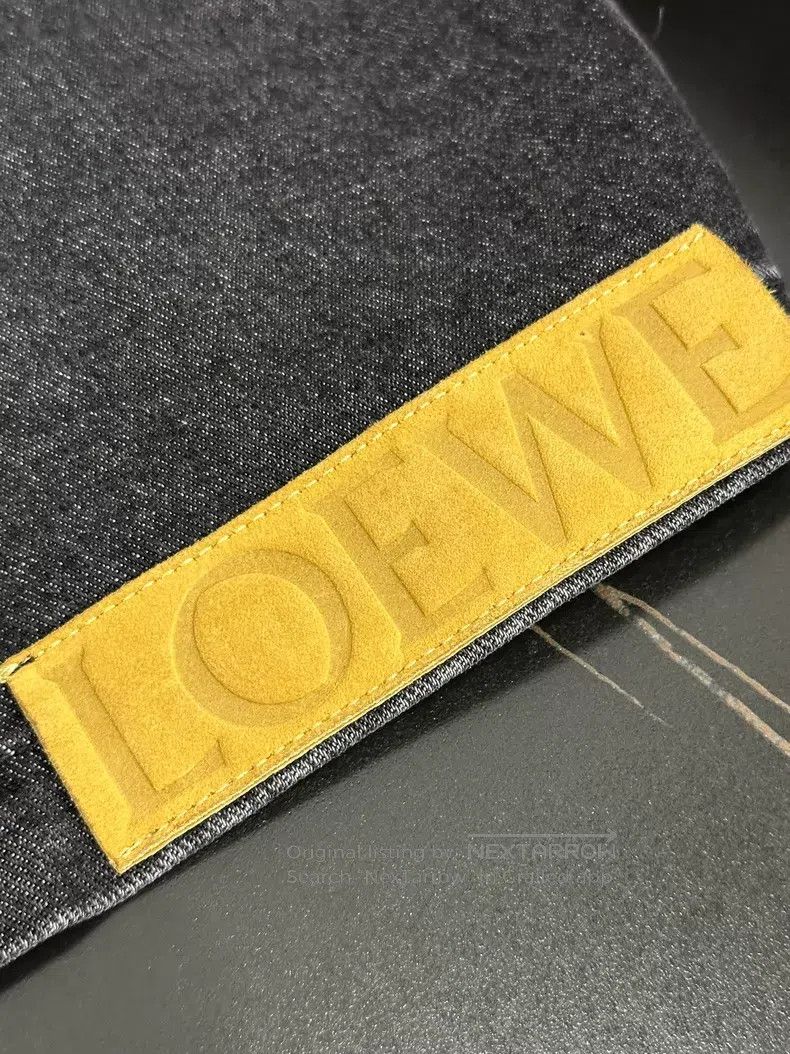 Loewe Loewe Black Back Letter Logo Denim Jacket Size XS / US 0-2 / IT 36-38 - 4 Thumbnail