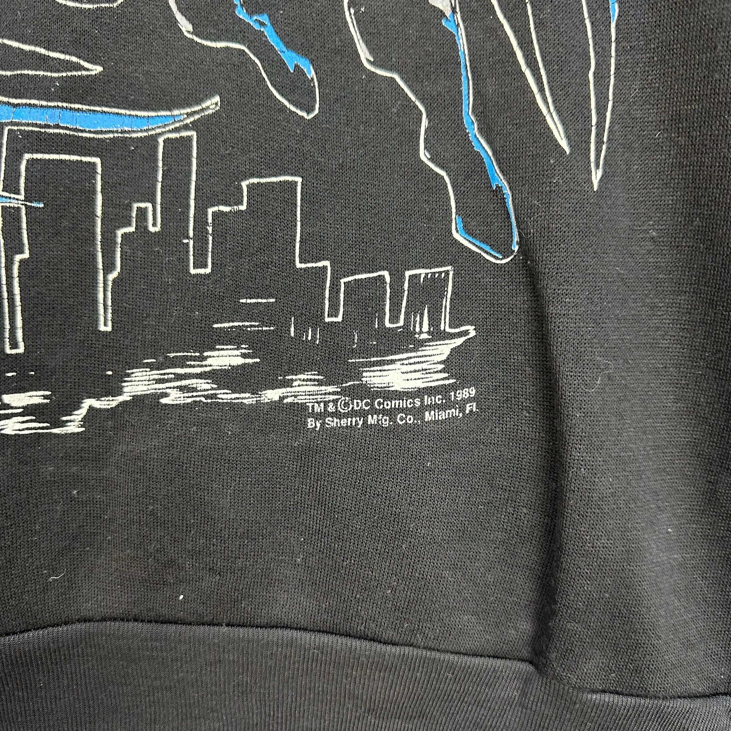 DC Comics 89's BATMAN PARROT BY J&L MADE IN USA SWEATSHIRT #8023-196 Size US L / EU 52-54 / 3 - 4 Thumbnail