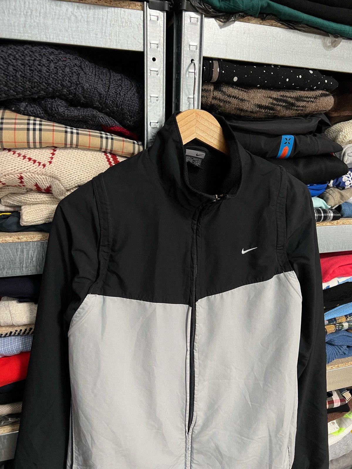 Nike × Vintage Nike Vintage Convertible Nylon Track Jacket Windbreaker Vest Size US L / EU 52-54 / 3 - 3 Thumbnail