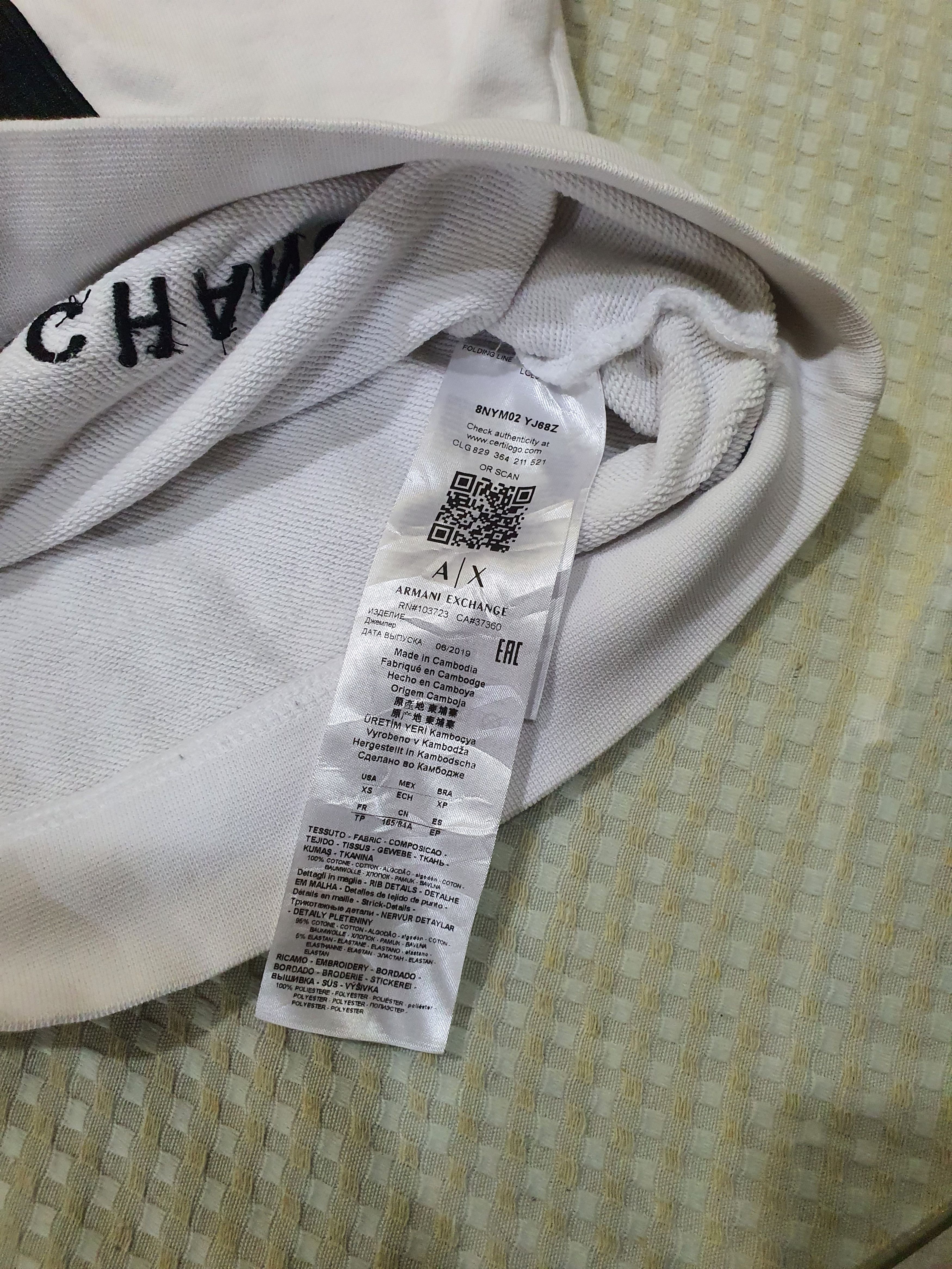 Armani Exchange Armani Exchange crewneck sweater prominent "A|X" logo Size XS / US 0-2 / IT 36-38 - 9 Thumbnail