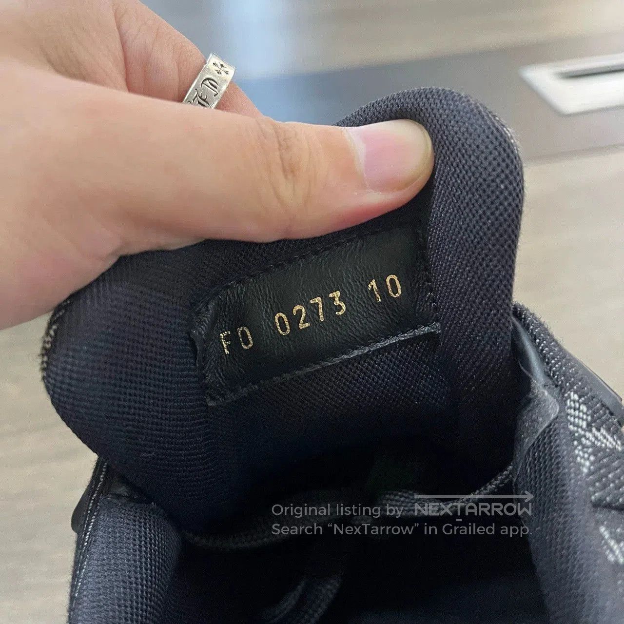 Louis Vuitton LV Trainer Black Denim Sneakers Size 44. Size US 10 / EU 43 - 7 Thumbnail
