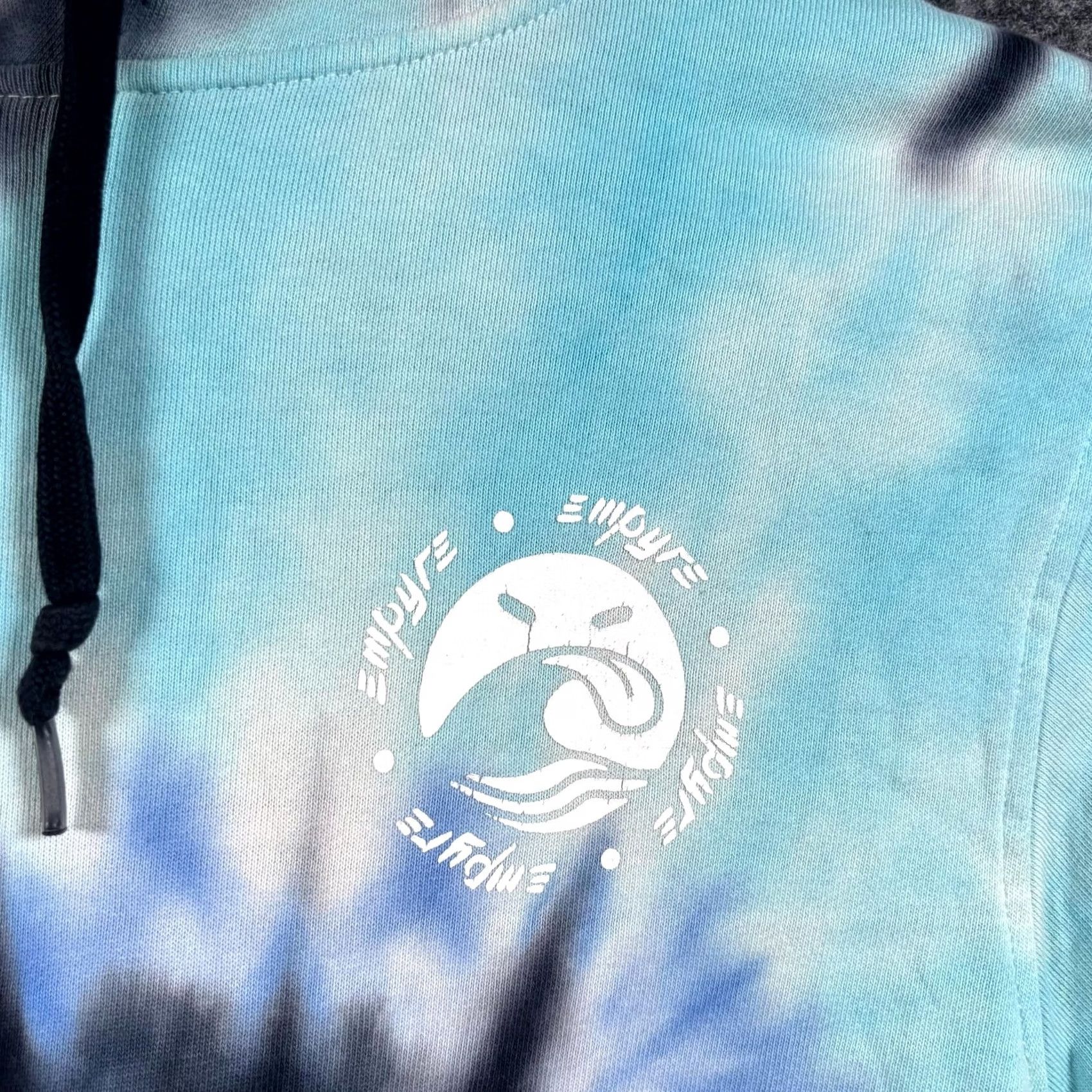 Empyre Empyre Hoodie Men’s XL Blue Tie-Dye Drawstring Sweatshirt Running Gym Athletic Size US XL / EU 56 / 4 - 2 Thumbnail