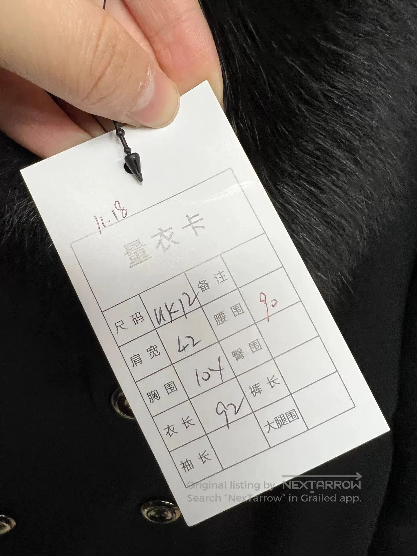 Burberry Burberry Check Fur Collar Coat. Size L / US 10 / IT 46 - 5 Thumbnail