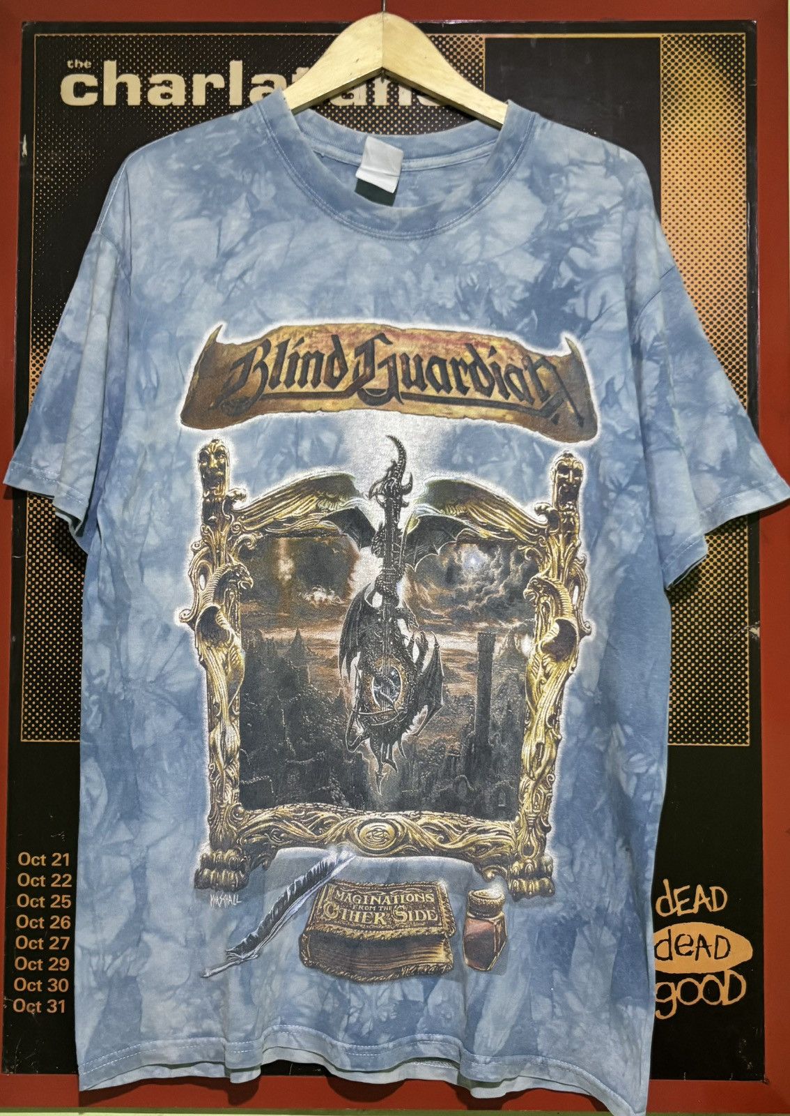 Band Tees Vintage Blind Guardian tye dye shirt manowar helloween Size US L / EU 52-54 / 3 - 1 Thumbnail