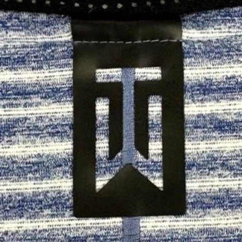 Nike Nike Tiger Woods Golf Polo Shirt Striped Dri-Fit Blue White Mens XL Size US XL / EU 56 / 4 - 5 Thumbnail