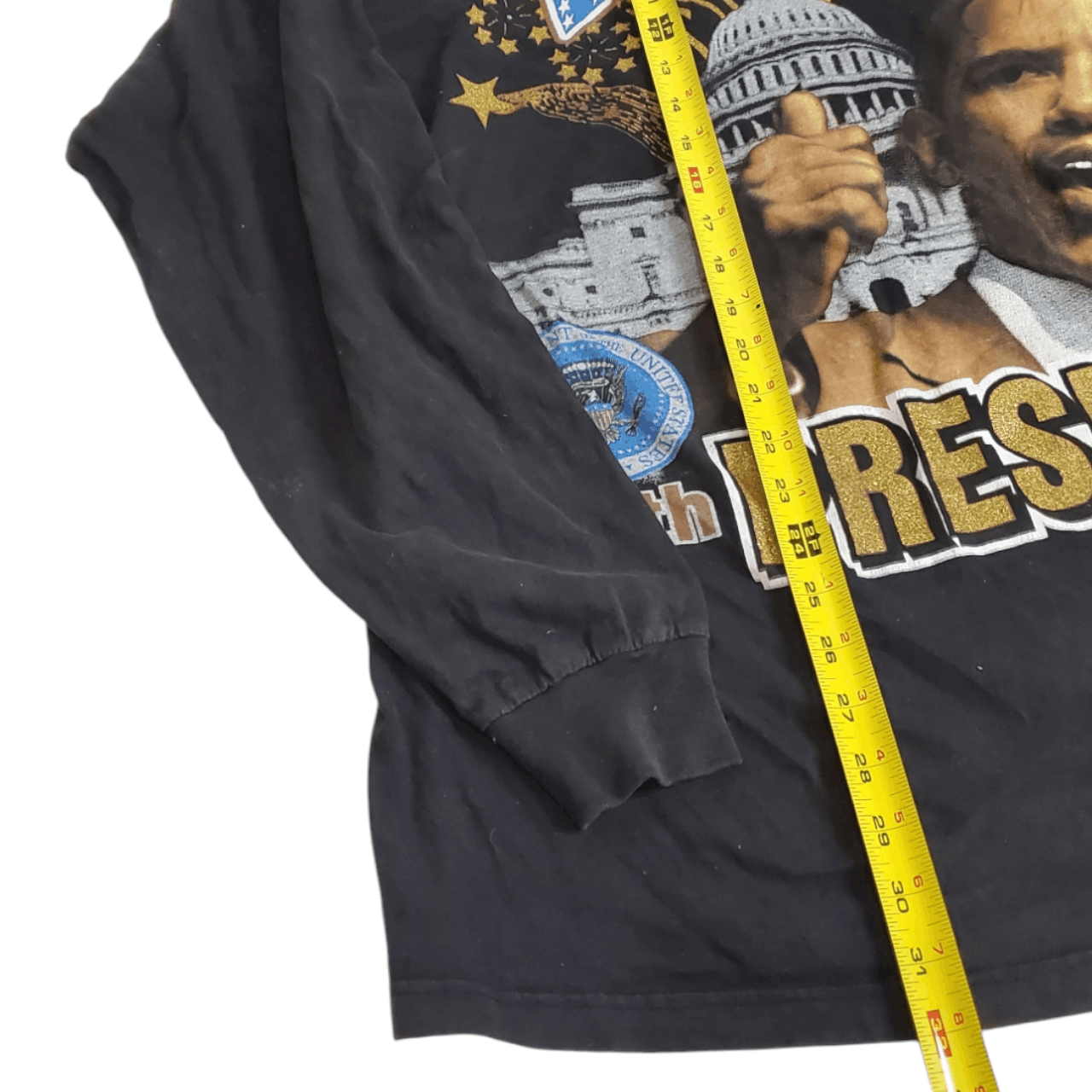 Vintage 2008 Barrack Obama 44th President T-Shirt (4XL) Size US XXL / EU 58 / 5 - 6 Thumbnail