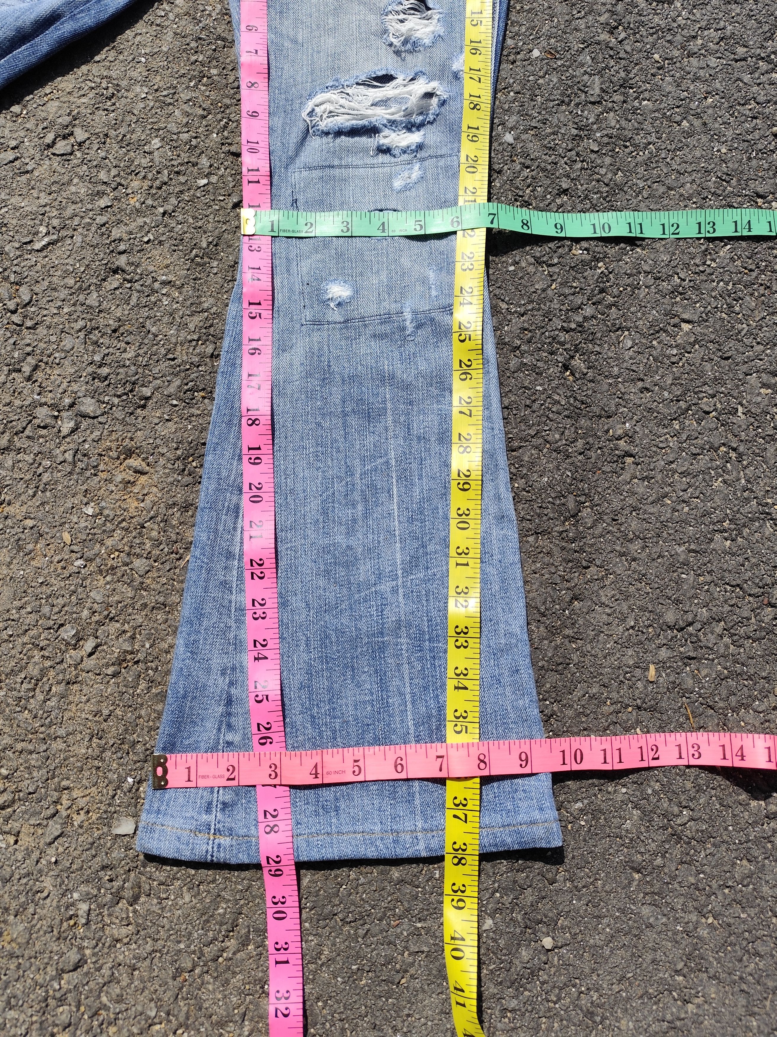 Abercrombie & Fitch vintage abercrombie&fitch Flare Denim B_J/1124/5 Size 24" / US 00 / IT 34 - 22 Thumbnail