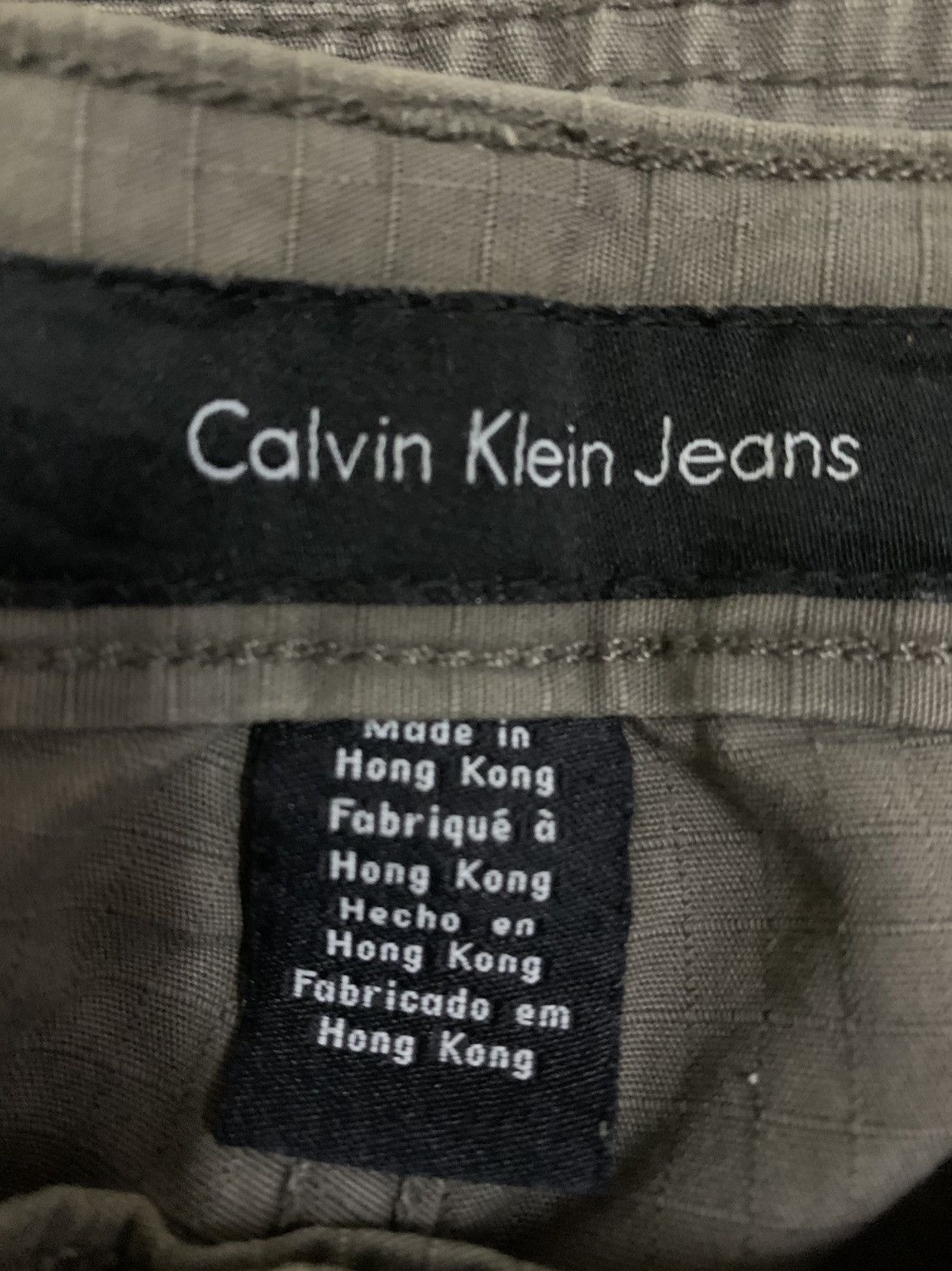 Calvin Klein Japanese Calvin Klein Skull Cargo Short Pant Size US 37 - 5 Thumbnail
