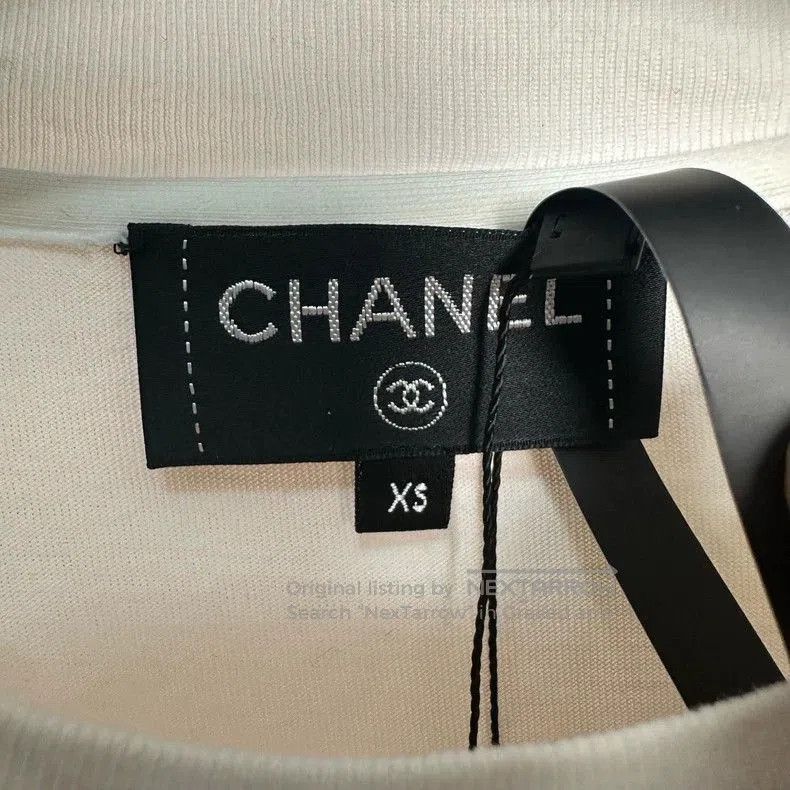 Chanel Chanel White Long Sleeve Graffiti T. Size US XS / EU 42 / 0 - 3 Thumbnail