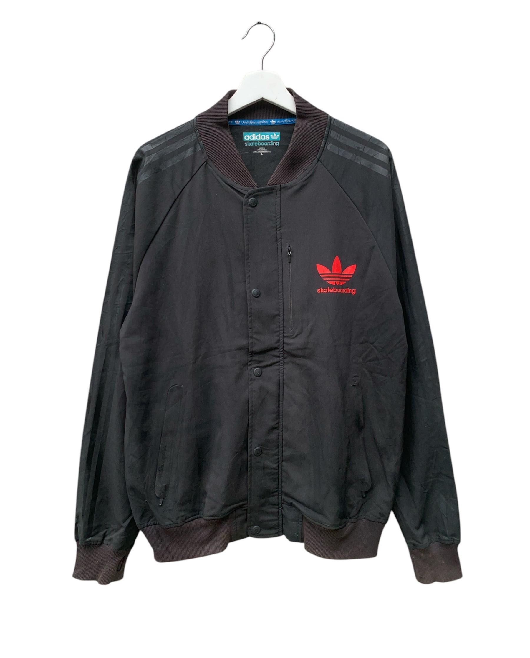 Rare💥Adidas Skateboarding Cartoon Button Zipper Jacket