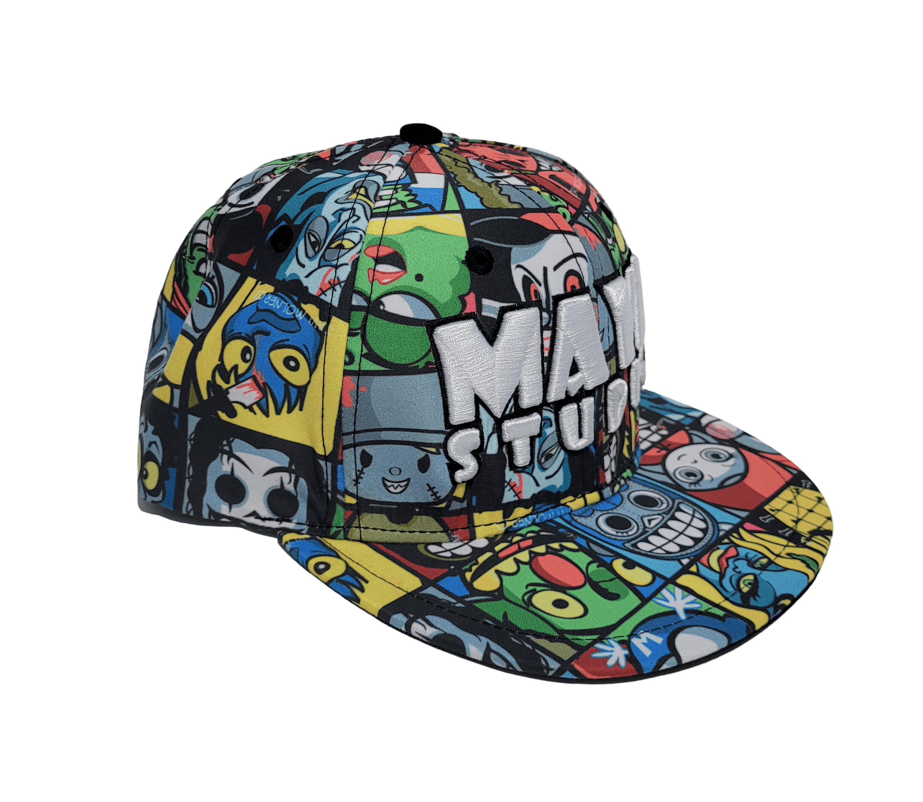 Other Maya Studio Colorful Cartoon Collage Snapback Size ONE SIZE - 5 Thumbnail