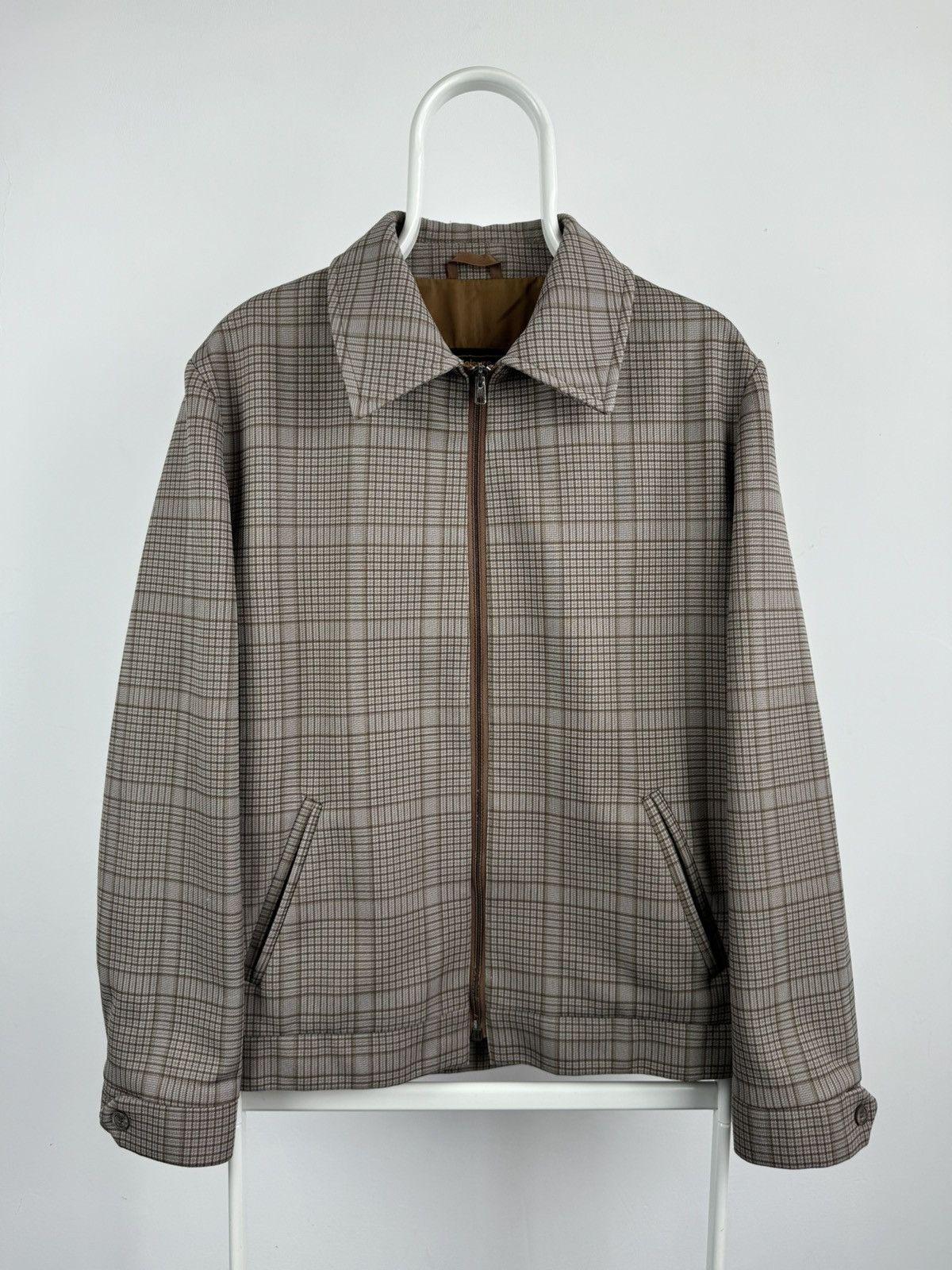 Vintage Vintage Crimplene For Man Leisure Wear Zip Jacket Size US L / EU 52-54 / 3 - 1 Thumbnail