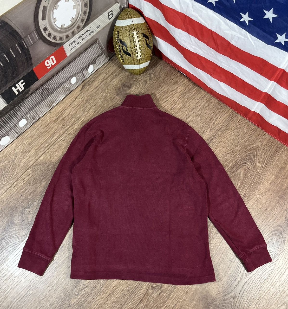 Polo Ralph Lauren × Ralph Lauren × Vintage Vintage 90s Polo Ralph Lauren 1/4 Zip Size US M / EU 48-50 / 2 - 8 Thumbnail