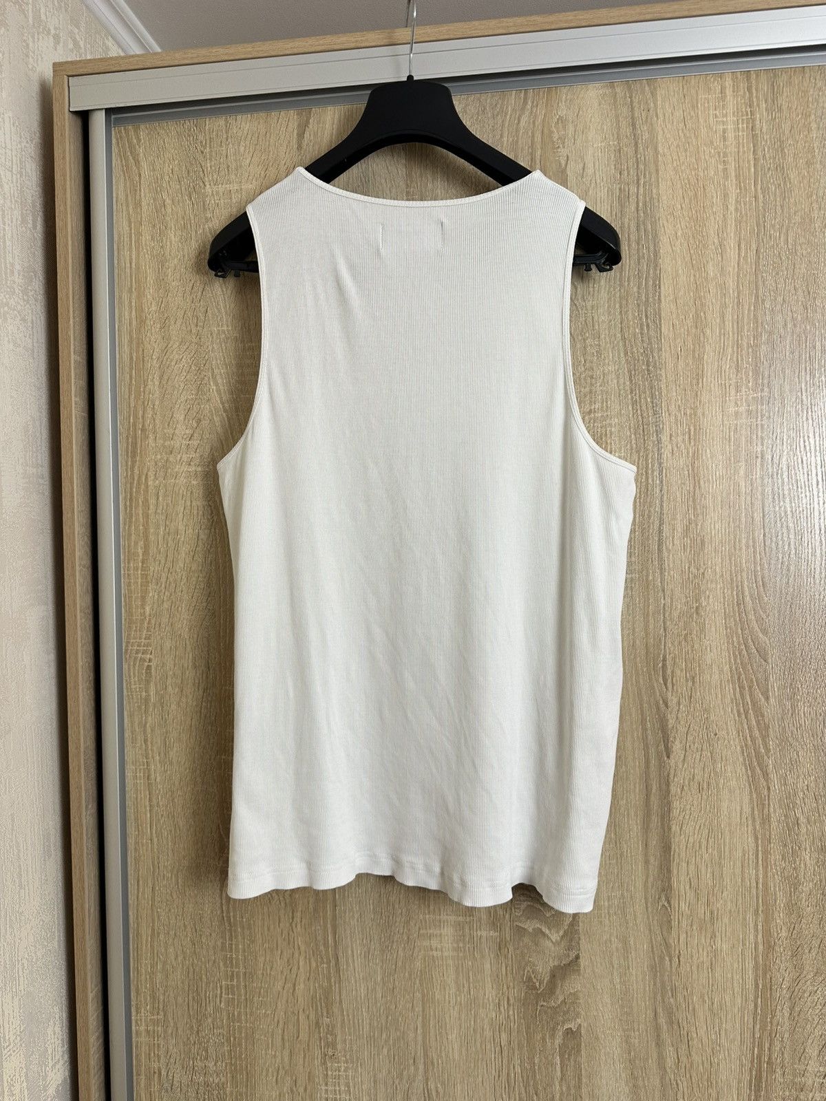 Represent Clo. 🔥 Represent White Ribbed Sleeveless T Shirt Tank Top Size US S / EU 44-46 / 1 - 5 Thumbnail