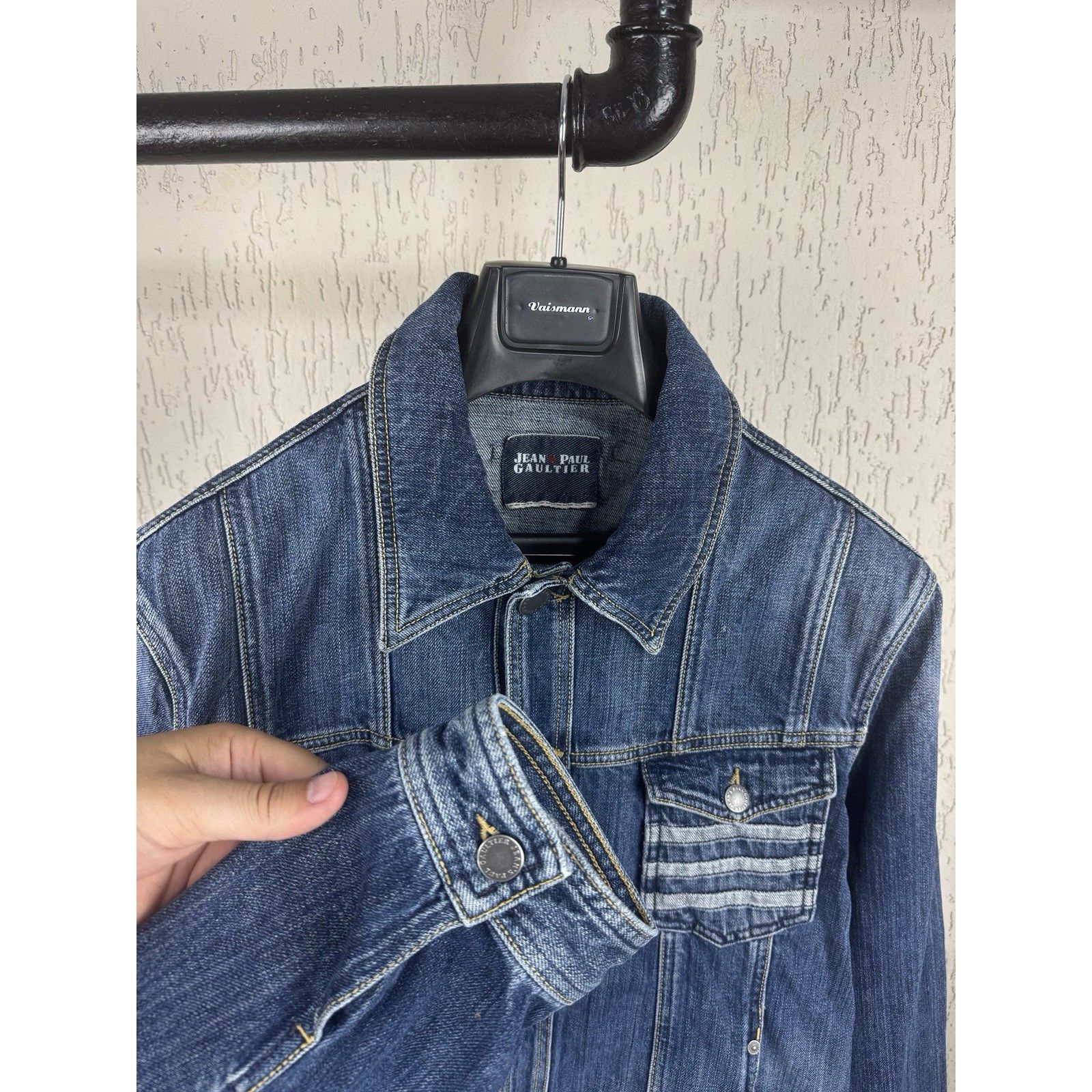 Jean Paul Gaultier Vintage Jean Paul Gaultier Mens Denim Jacket 90s Archive Bl Size US L / EU 52-54 / 3 - 4 Thumbnail