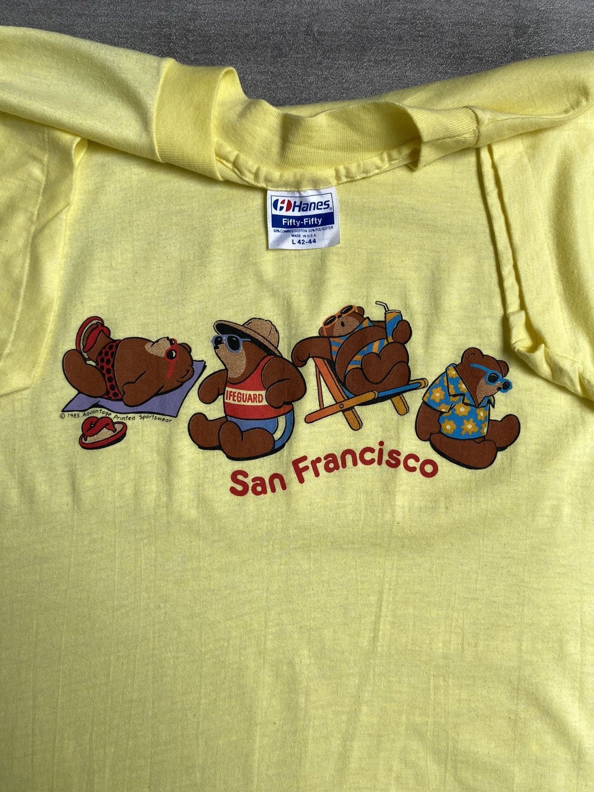 Vintage 80s San Francisco Lifeguard Size US L / EU 52-54 / 3 - 3 Thumbnail