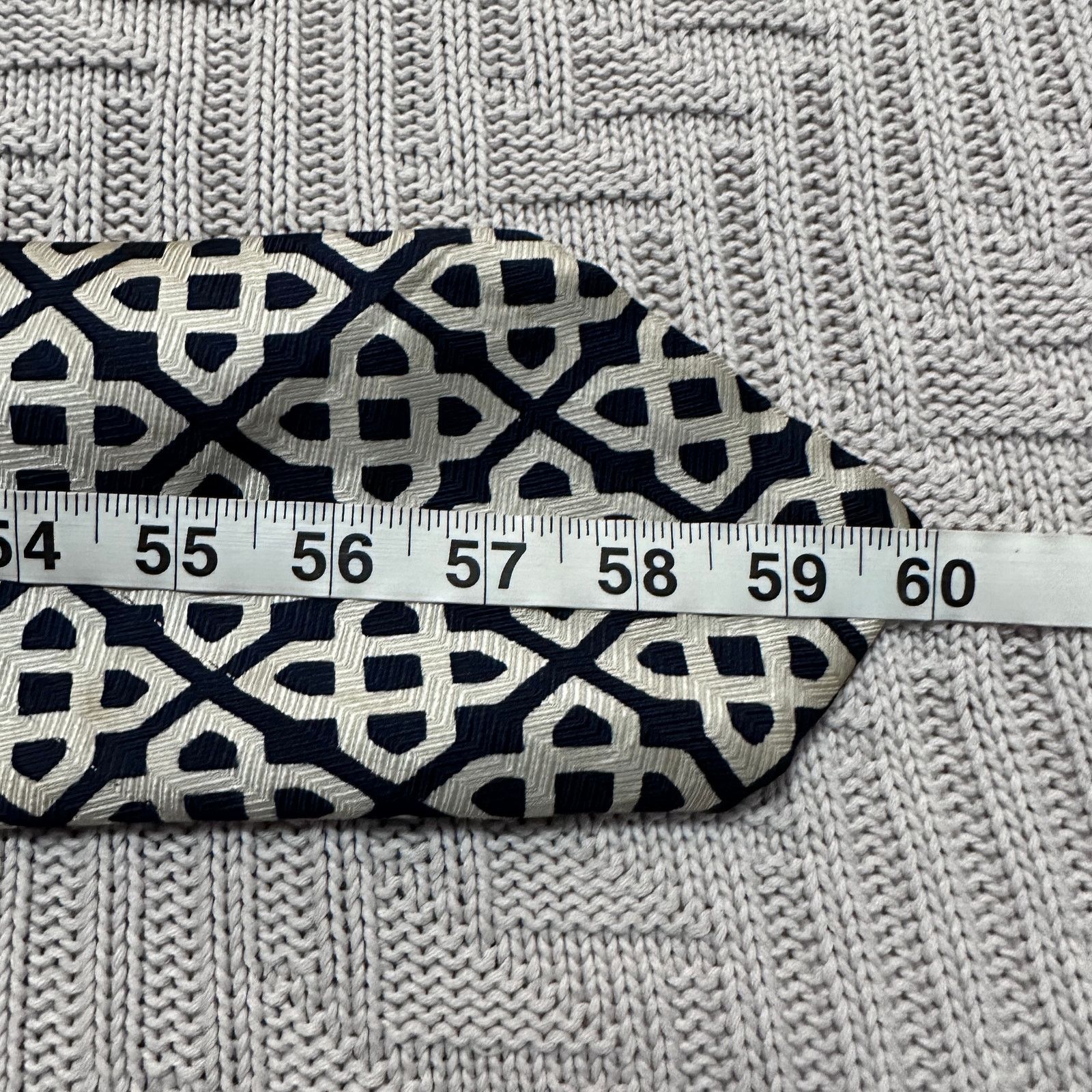 Vintage Vintage cream celtic design men's tie Size ONE SIZE - 4 Thumbnail