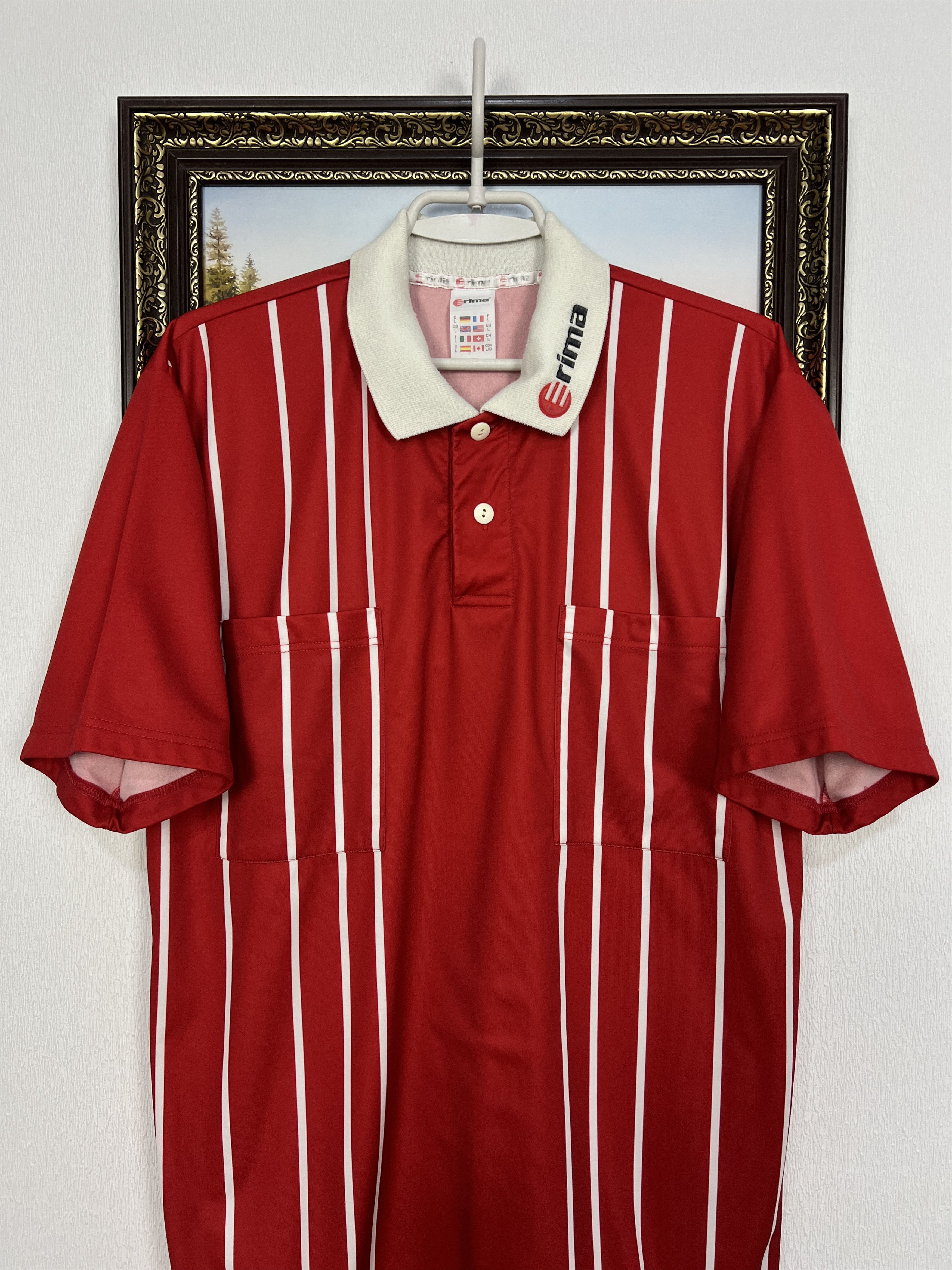Erima Vintage 90's Football Template Shirt Soccer Referee Jersey Size US L / EU 52-54 / 3 - 2 Thumbnail