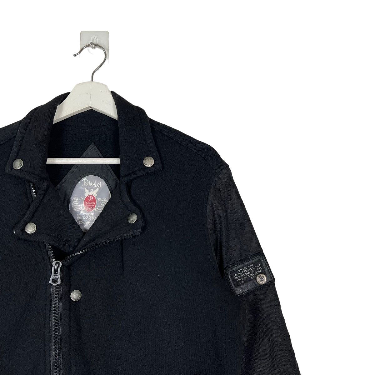 Diesel 🔥 DIESEL DOUBLE COLAR RIDER MOTO HYBRID JACKET Size US M / EU 48-50 / 2 - 8 Thumbnail