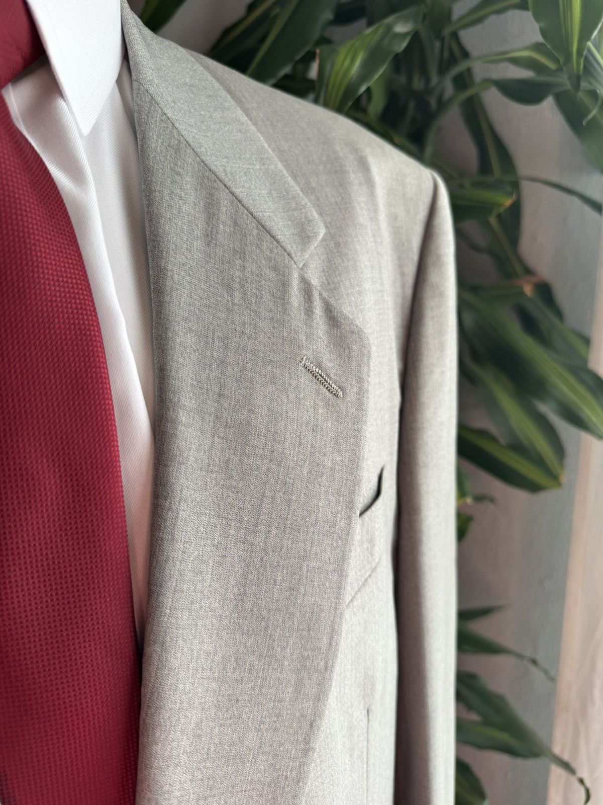 Loro Piana Loro Piana suit light gres Size 52R - 3 Thumbnail