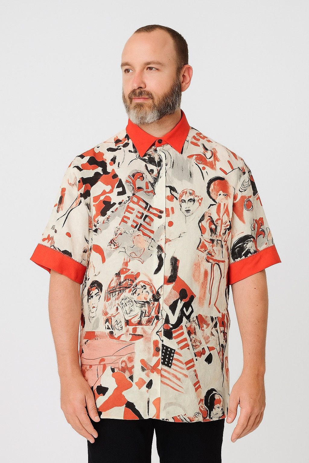 Fendi Vintage Fendi Silk Printed Shirt Giulietta El Romeo Size US L / EU 52-54 / 3 - 1 Thumbnail